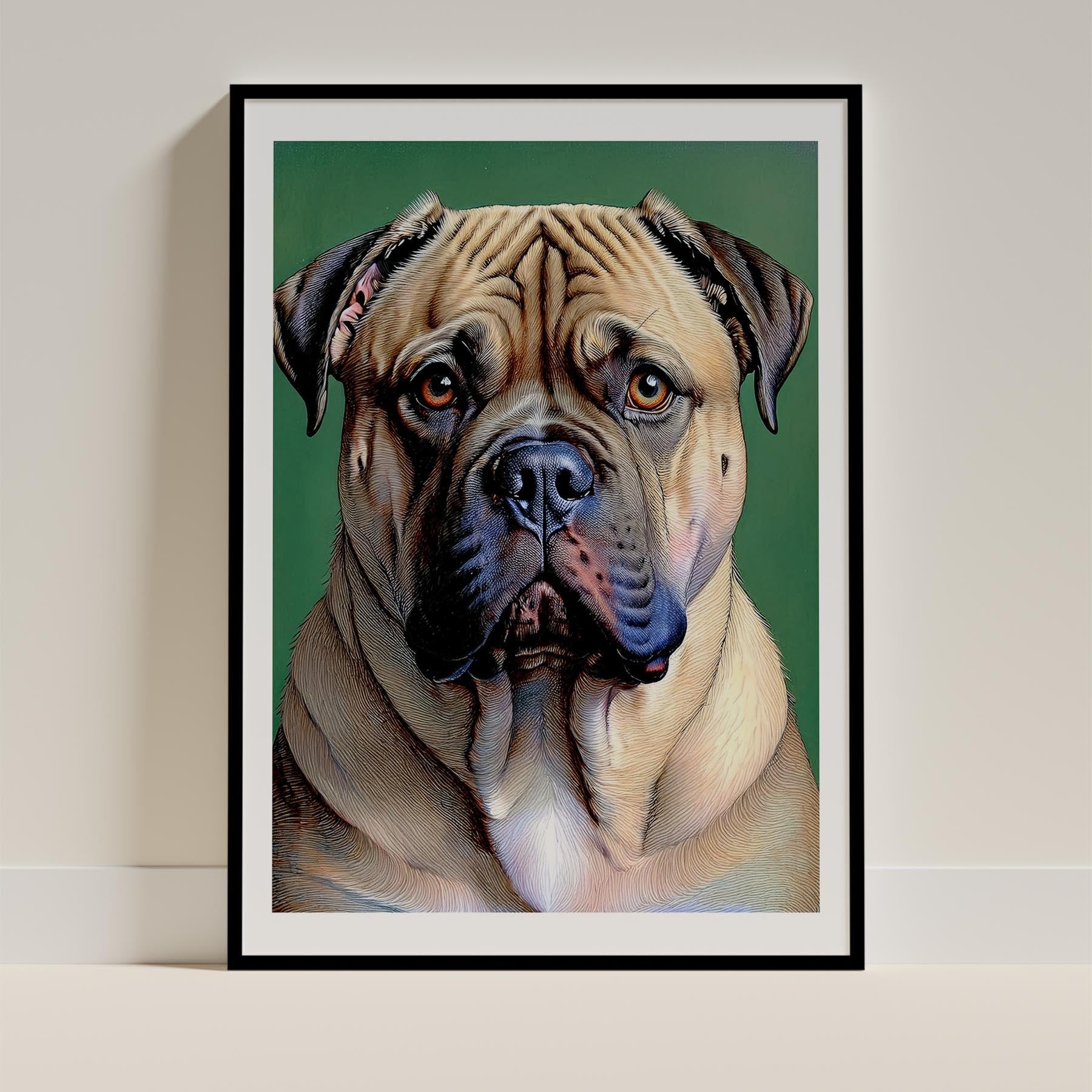 Bullmastiff Green Painted Series image 0