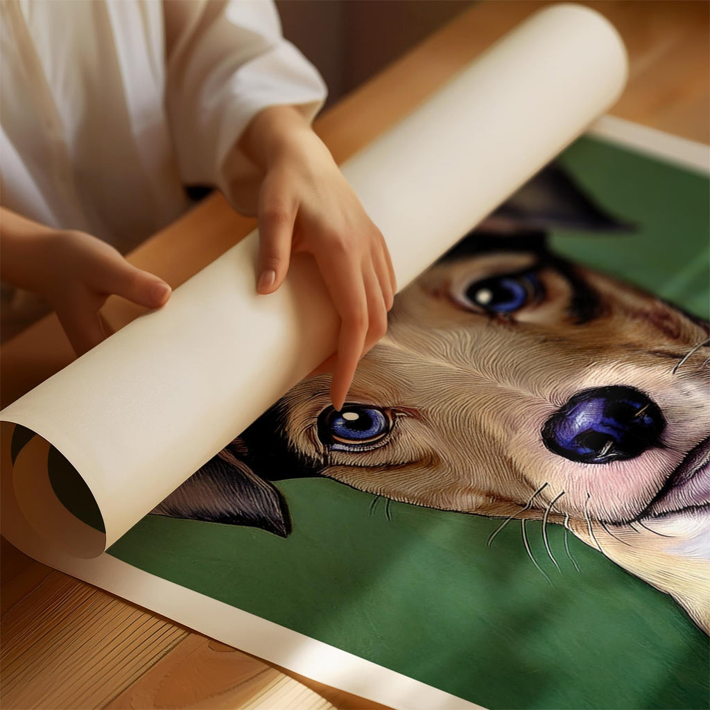 Jack Russell Green Painted Series image 1