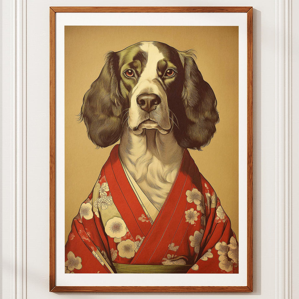 English Springer Spaniel Japanse Kimono Dog Series image 12