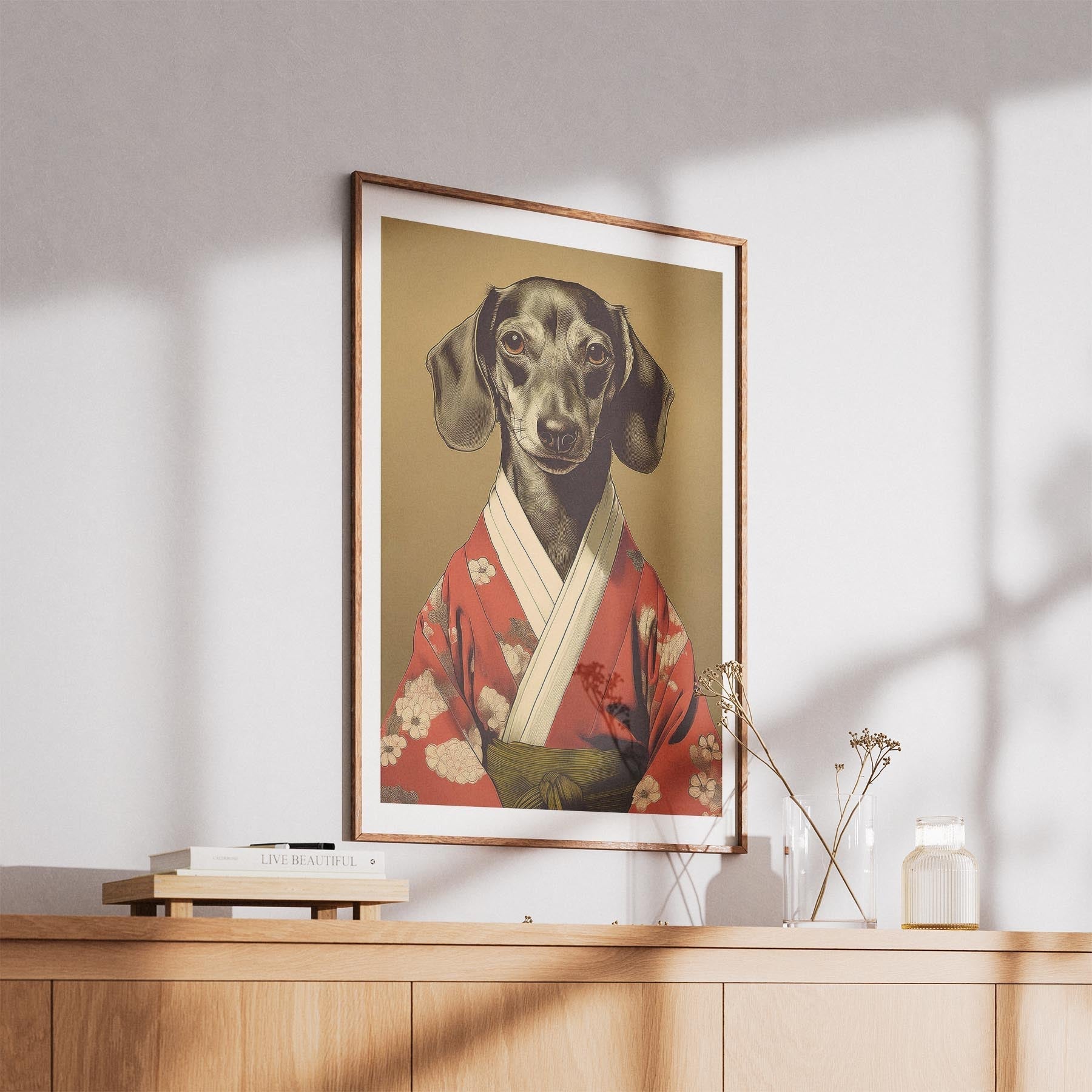 Dachshund Japanse Kimono Dog Series image 5