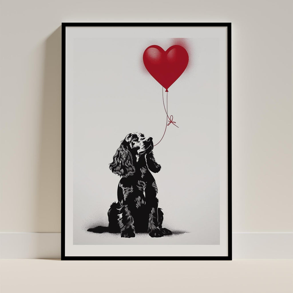 Cocker Spaniel DOGSY Series inspired by the Art of Banksy image 0