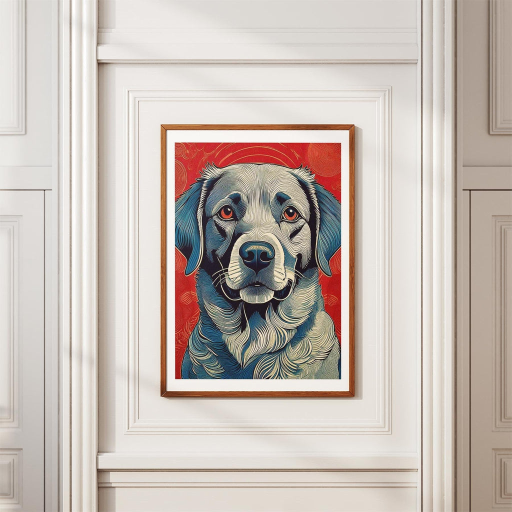 Labrador Retriever Hokusai Japanese Inspired Dog Series 3 image 3
