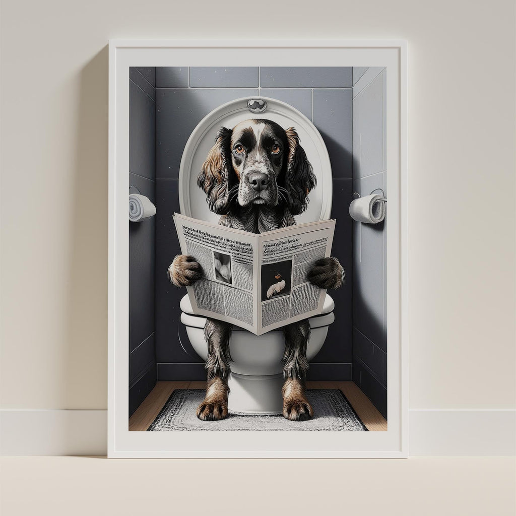 English Setter Toilet Humour Dog Series image 9