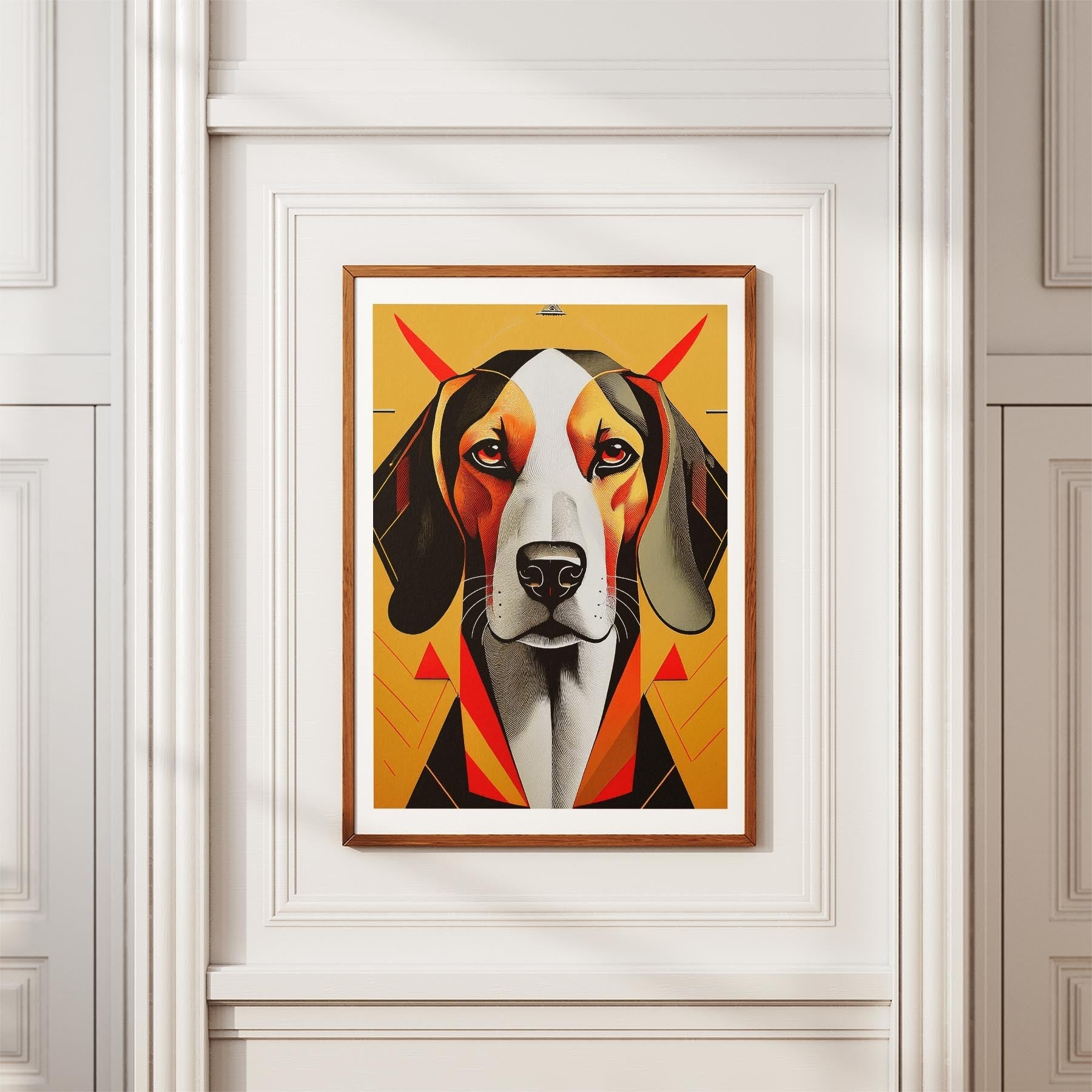 Bloodhound Geometric Orange Series image 3