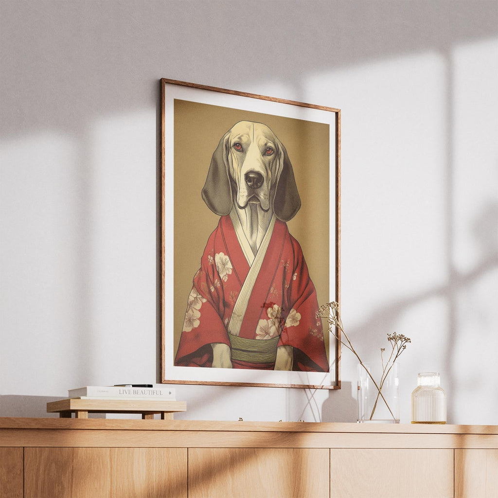 Bloodhound Japanse Kimono Dog Series image 5