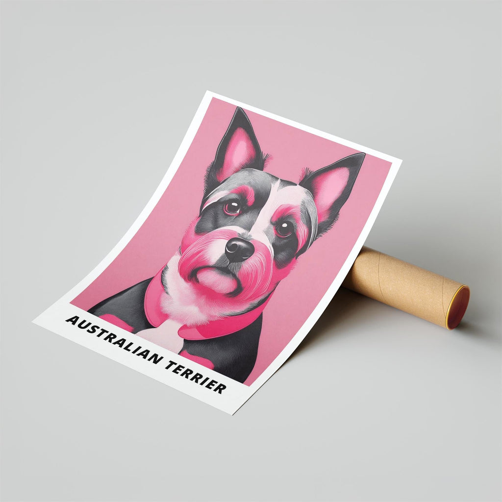Australian Terrier Pink and Black Dog Series 1 image 6