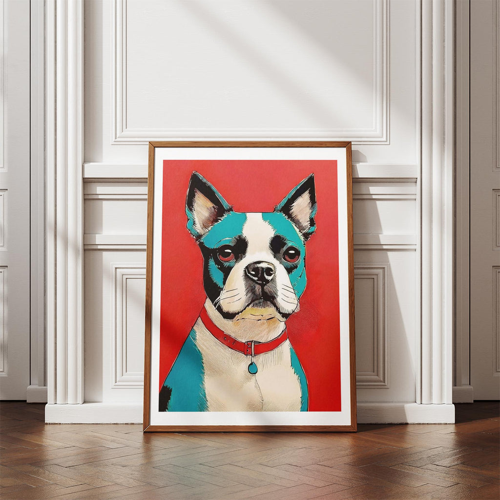 Boston Terrier Red Dog Series image 4