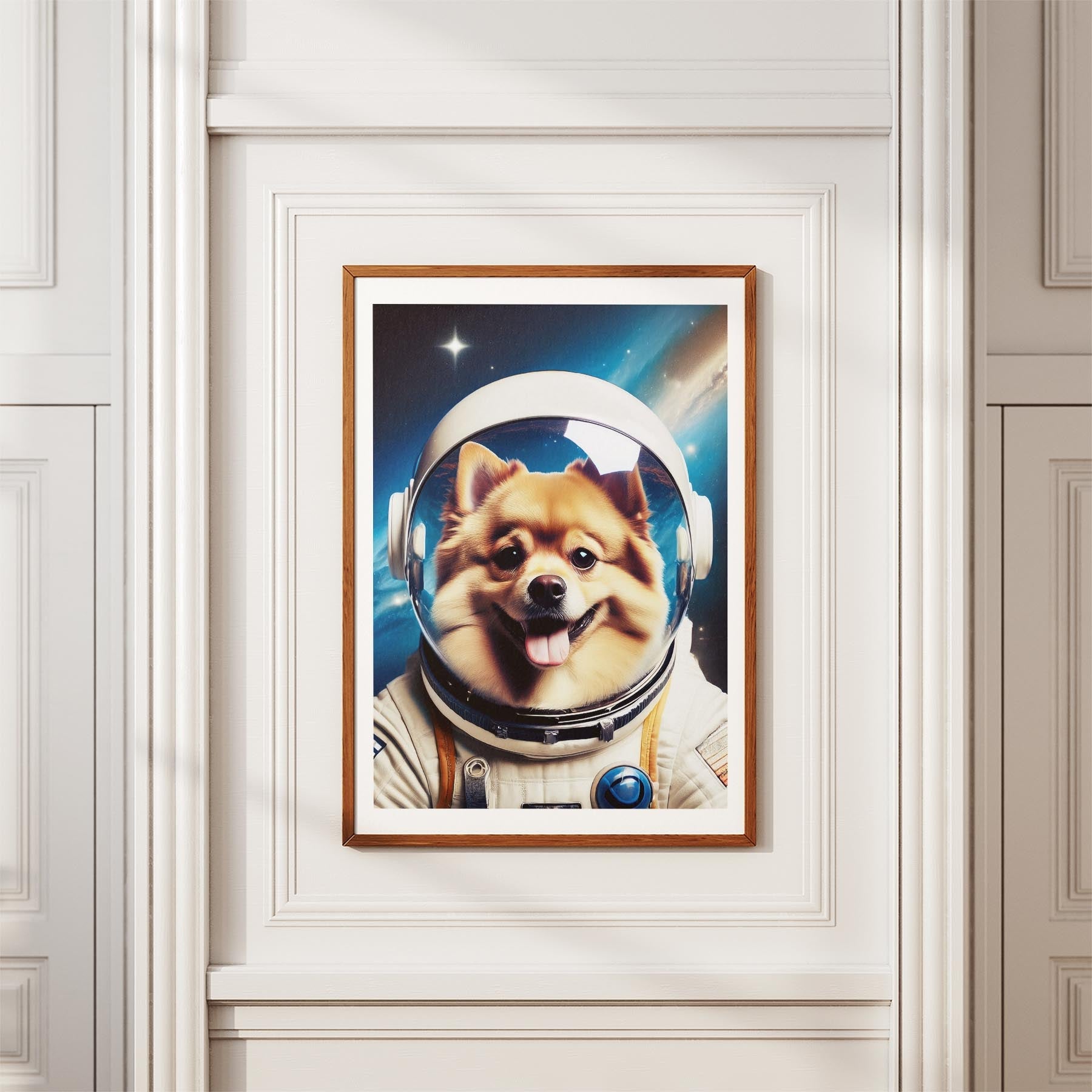 Pomeranian Astronaut Dog Series image 3