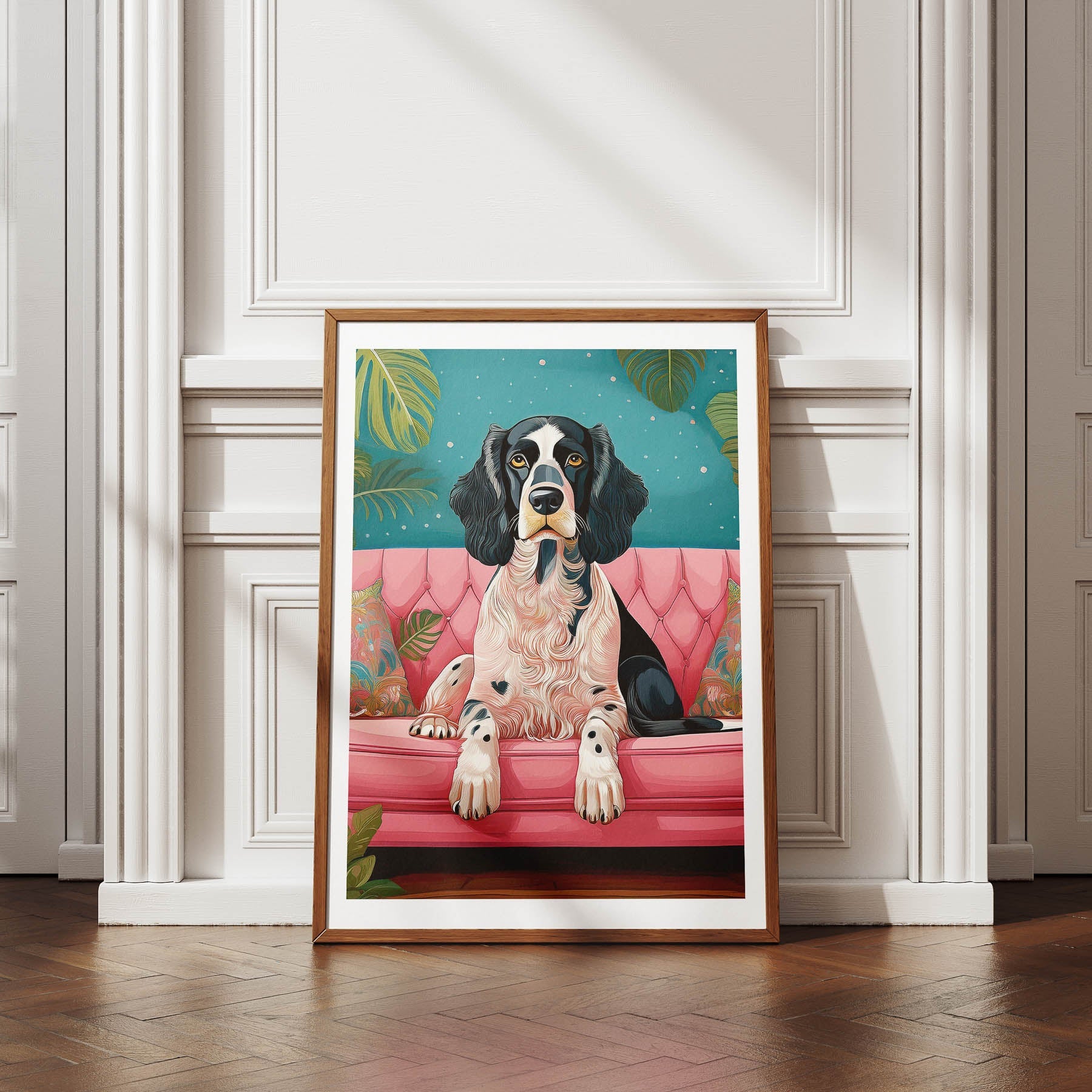 English Setter  Just Lounging Around image 4