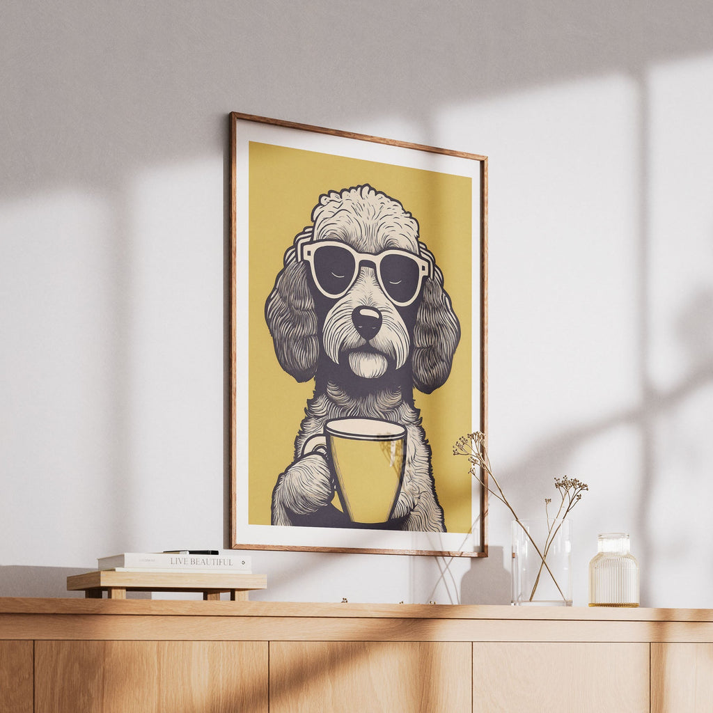 Cavooodle Chillin Coffee Dog image 6