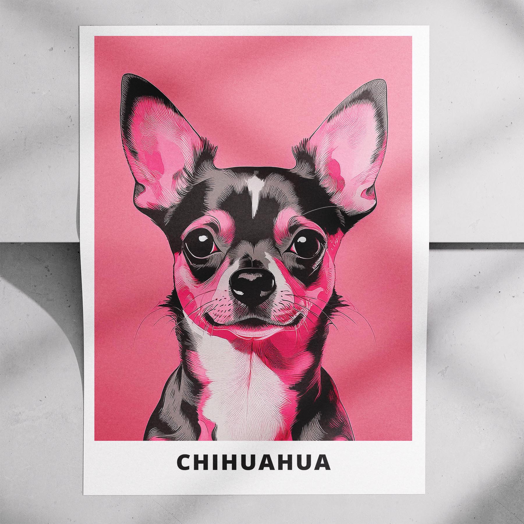 Chihuahua Pink and Black Dog Series 1 image 7