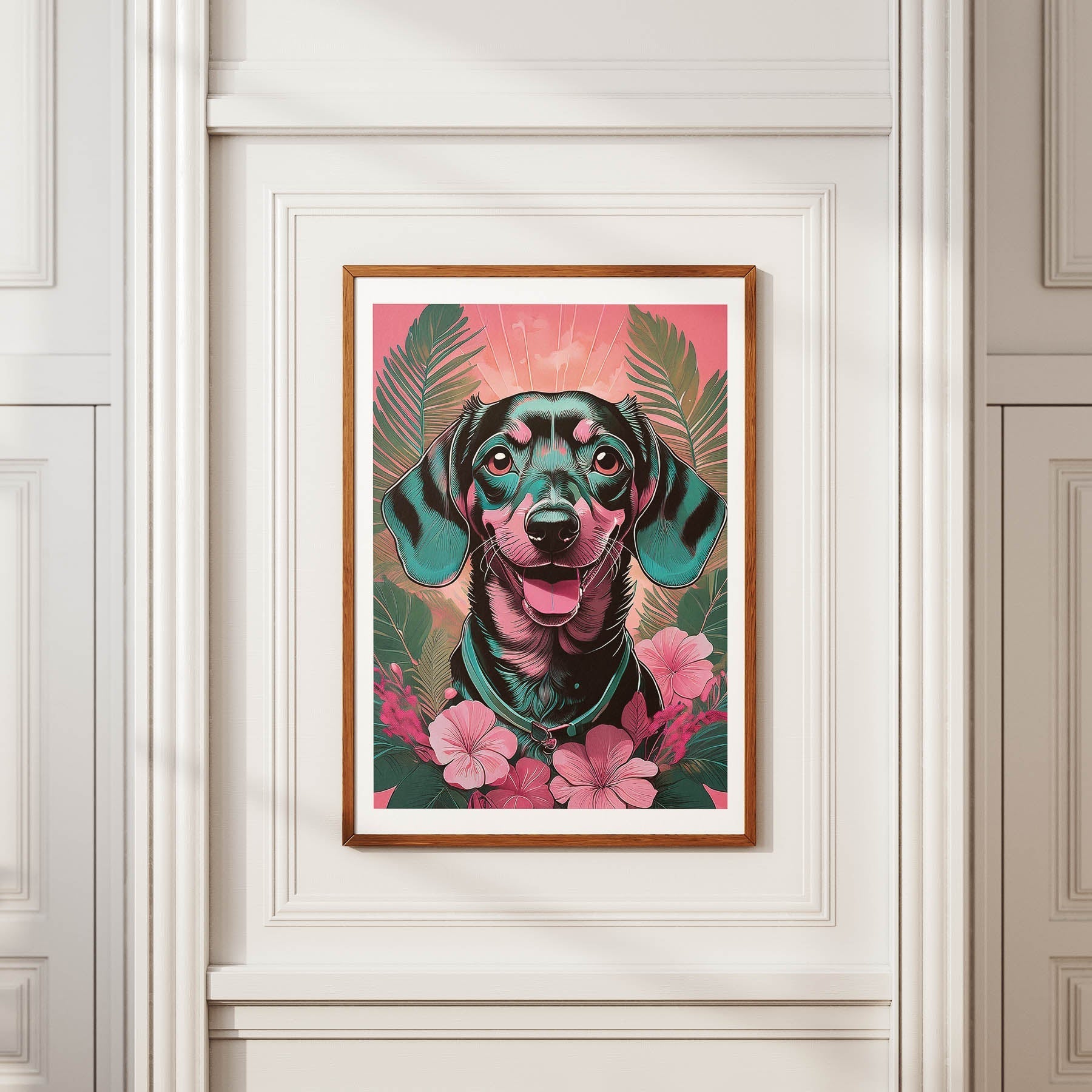 Dachshund Flowery Dog image 3