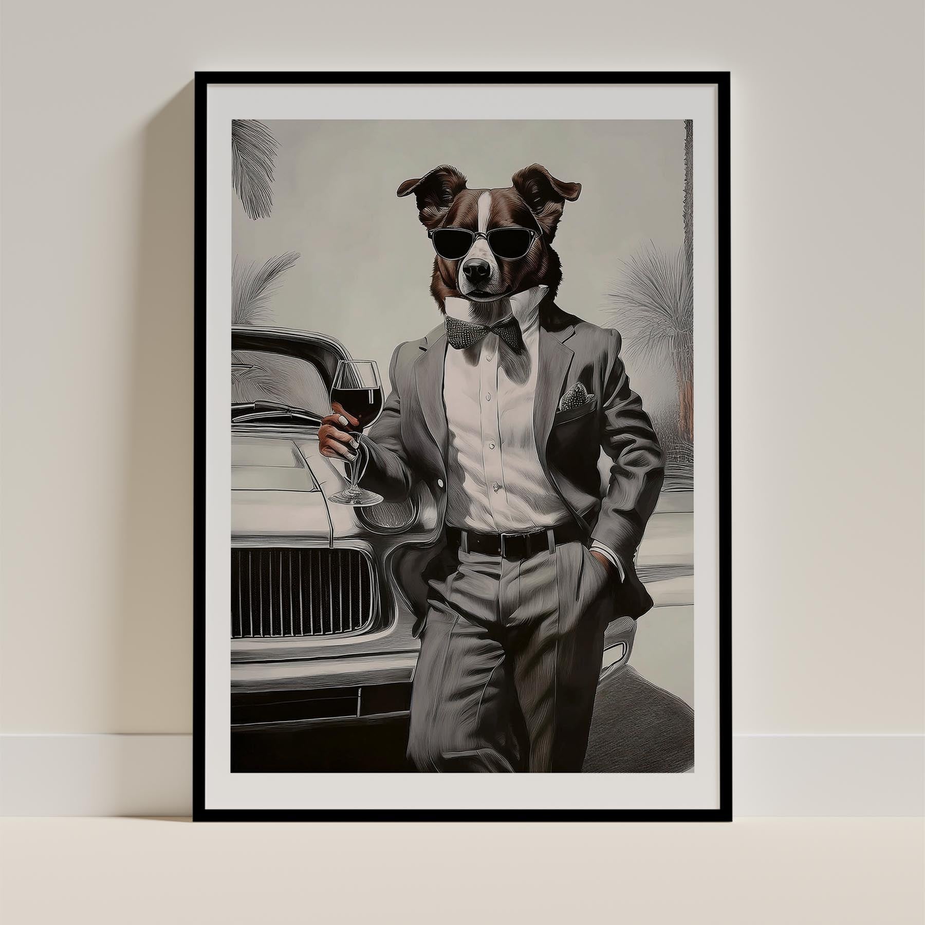 Australian Shepherd Dog Art Print Unframed Vol 1 | 11 Unique Designs | Wall Art Gift for Dog Lovers - Image 5 | Dogsy & Co