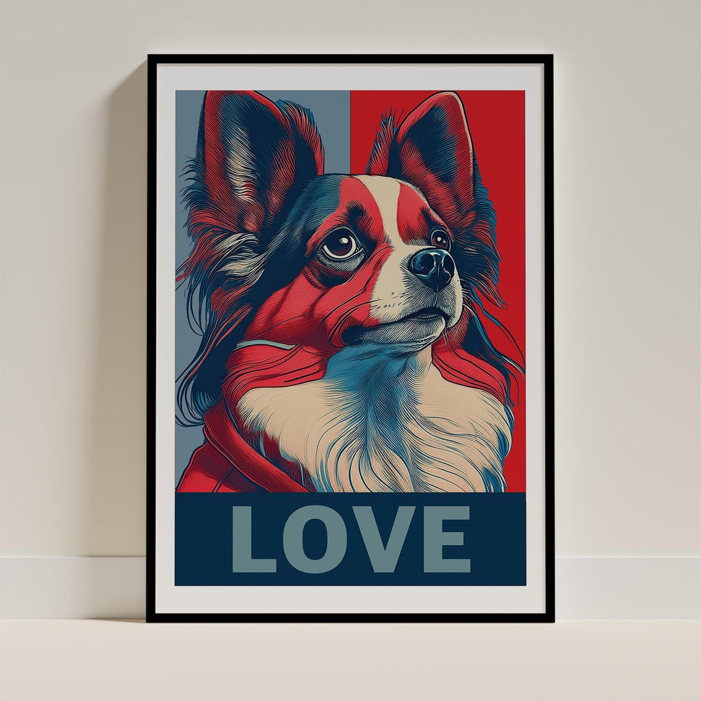Papillon LOVE Series Inspired by the Obama Poster image 0