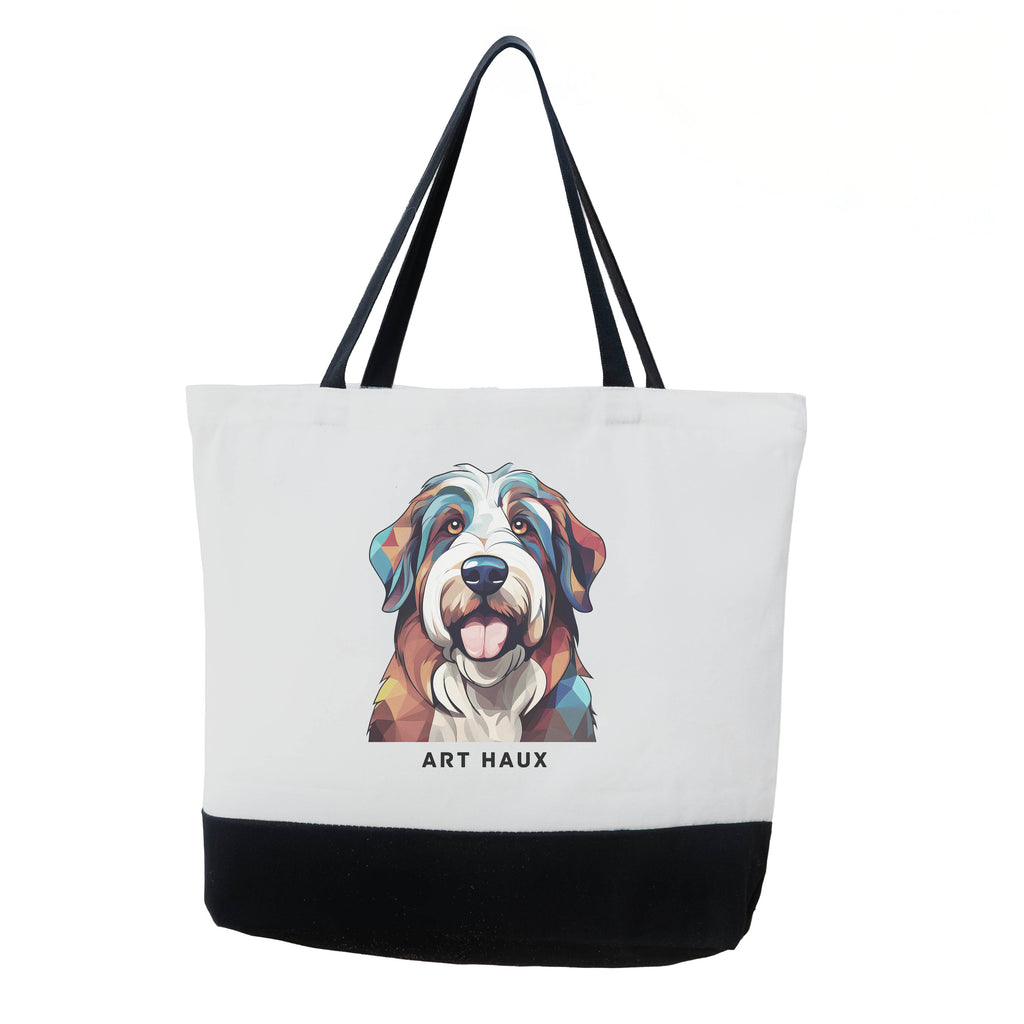 Old English Sheepdog Chic Graphic Art Bag image 1