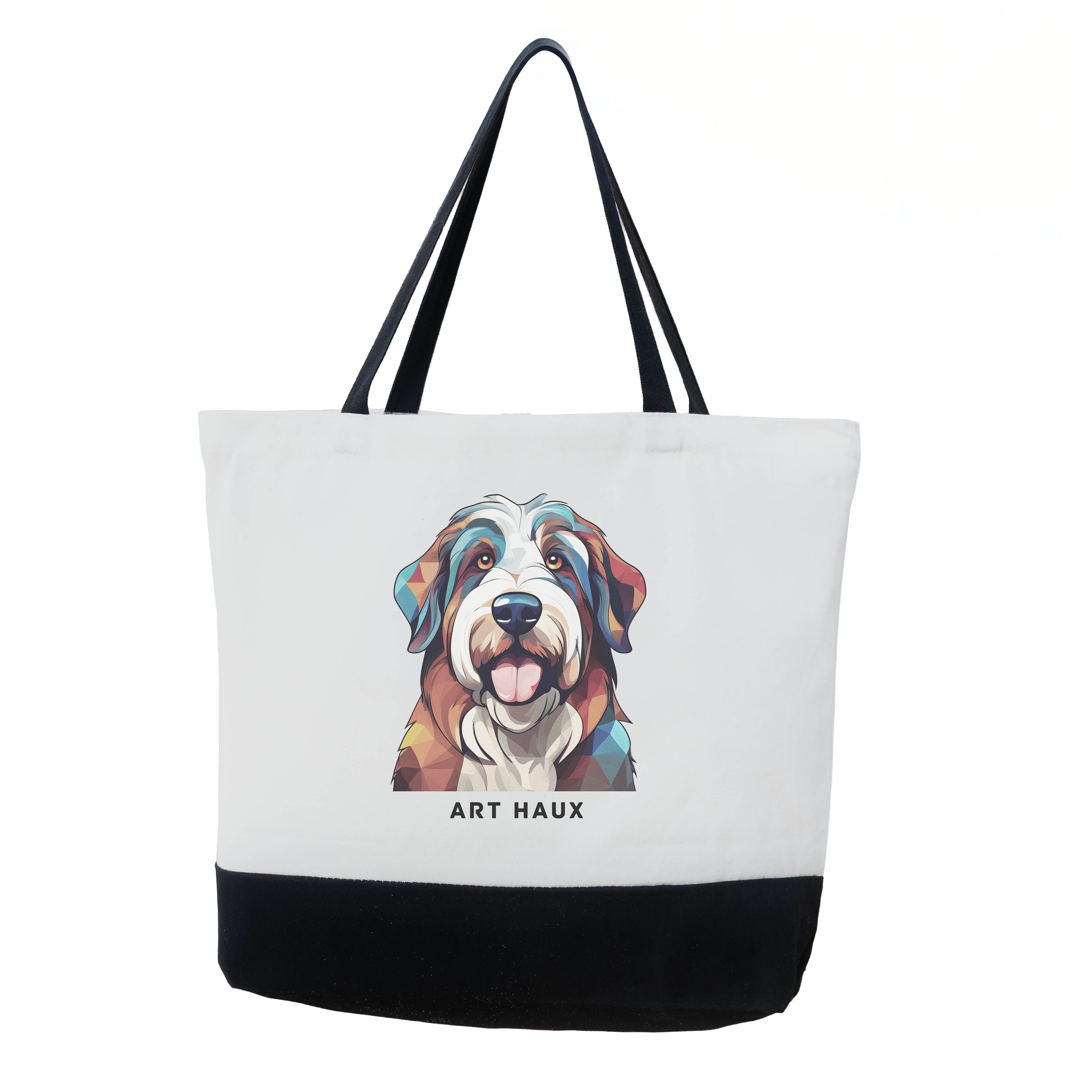 Old English Sheepdog Chic Graphic Art Bag image 1