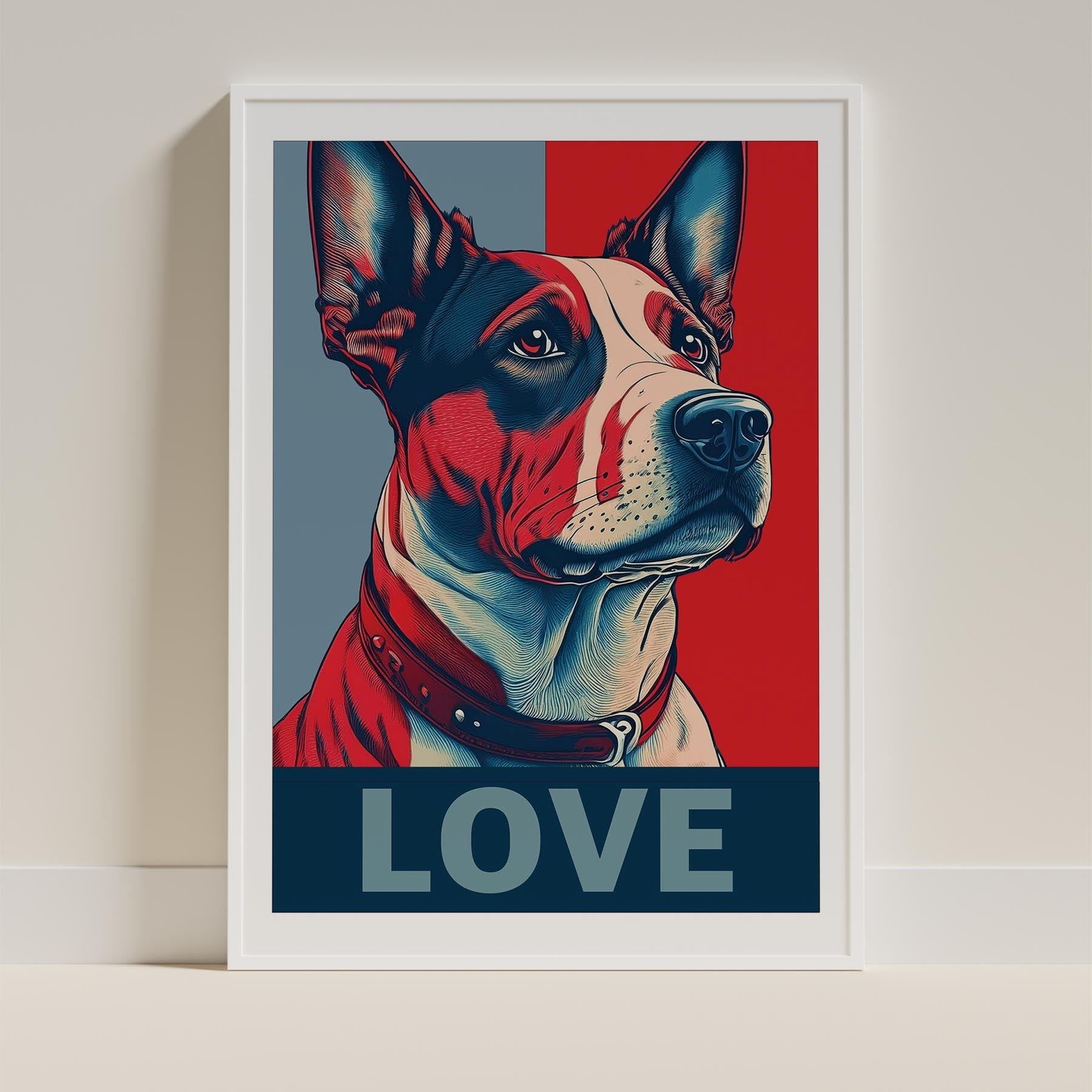 Cattle Dog LOVE Series Inspired by the Obama Poster image 9