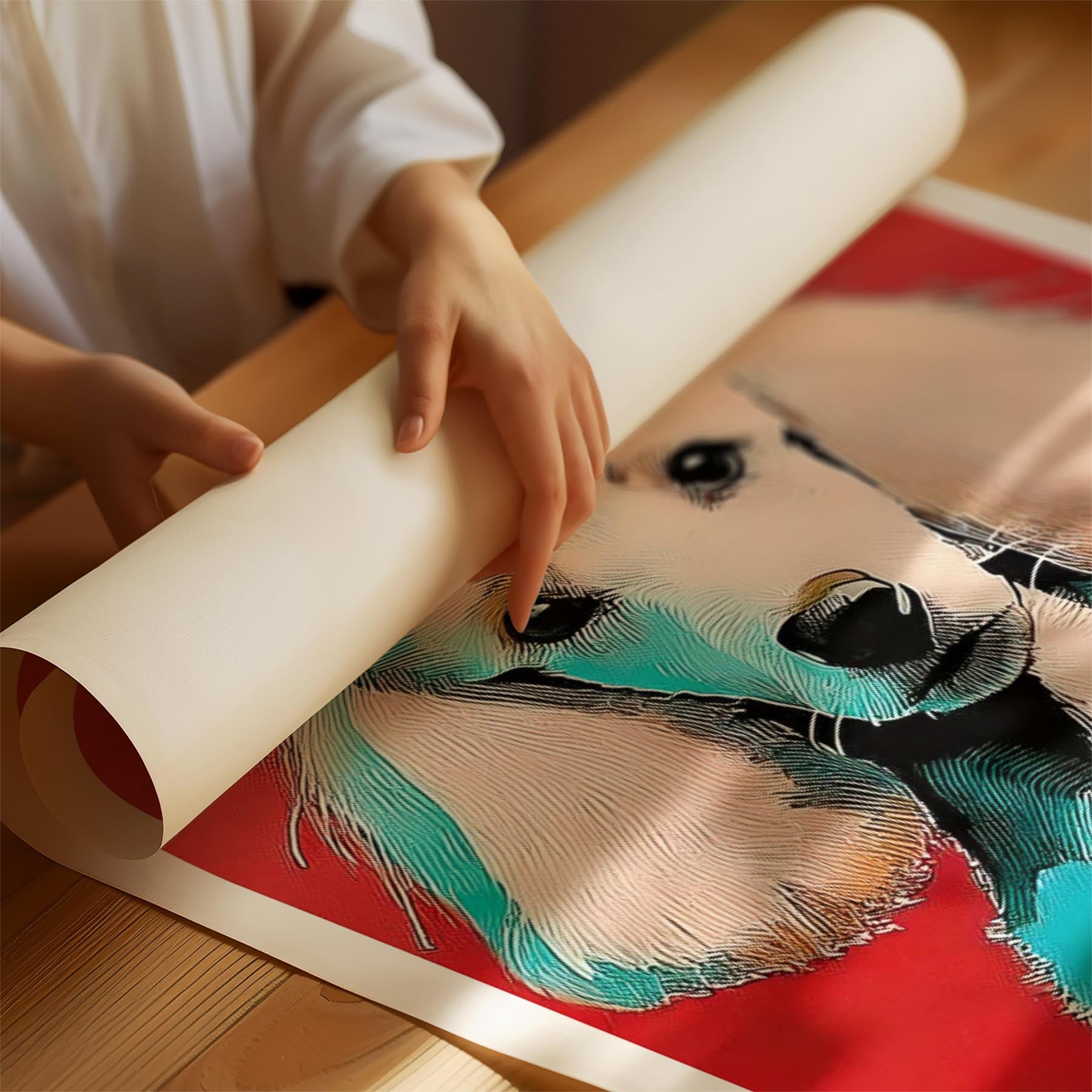 Poodle Red Dog Series image 1