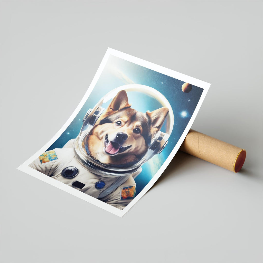 Finnish Lapphund Astronaut Dog Series image 6