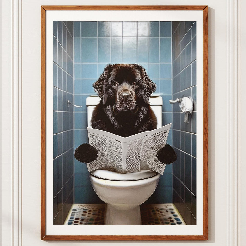 Newfoundland Toilet Humour Dog Series 2 image 10