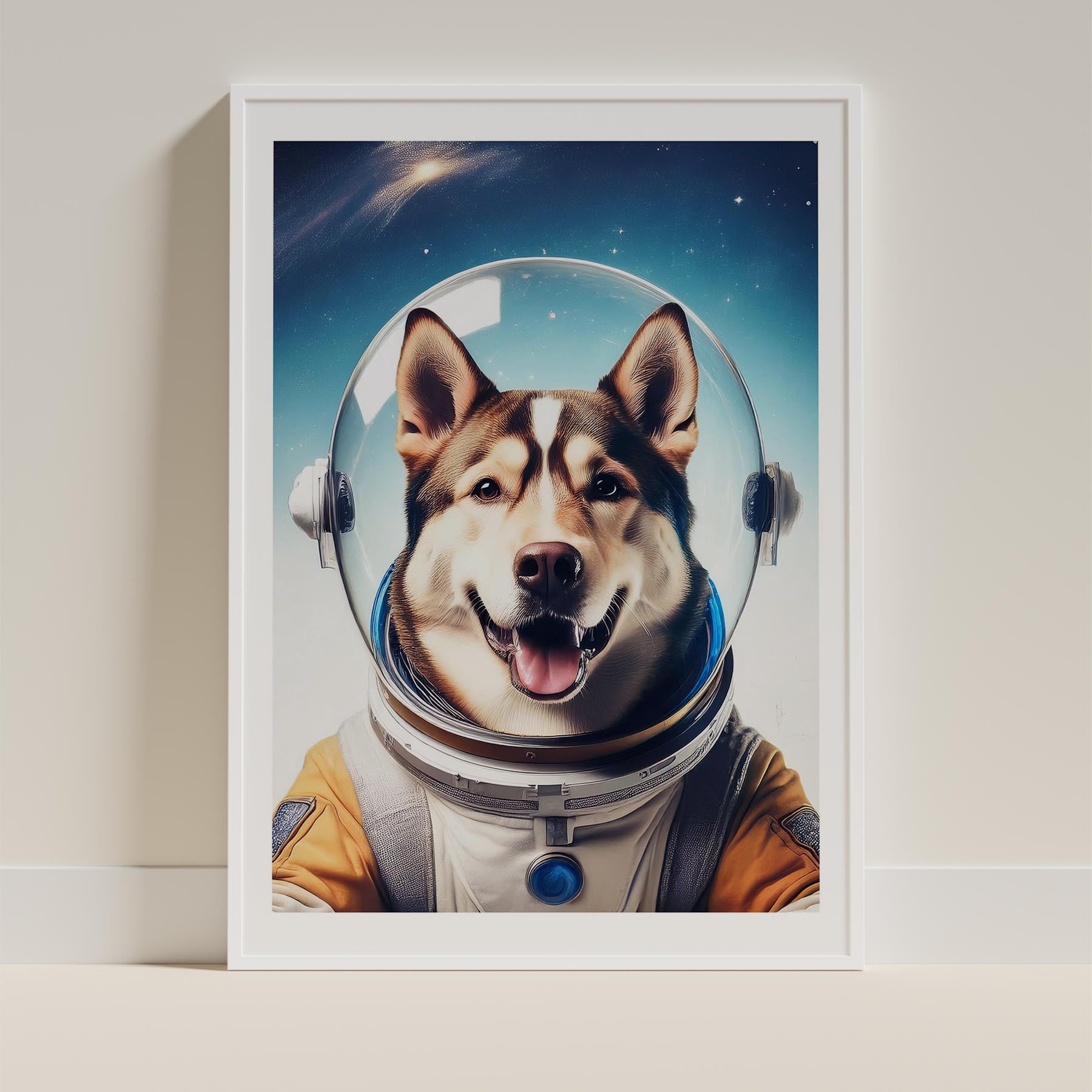 Siberian Husky Astronaut Dog Series image 9