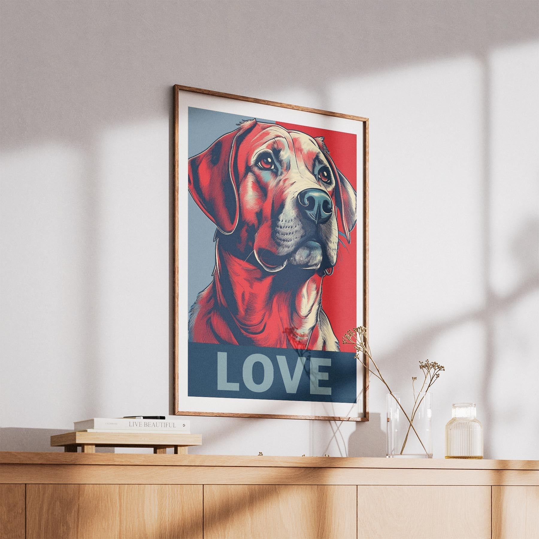 Labrador Retriever LOVE Series Inspired by the Obama Poster image 5