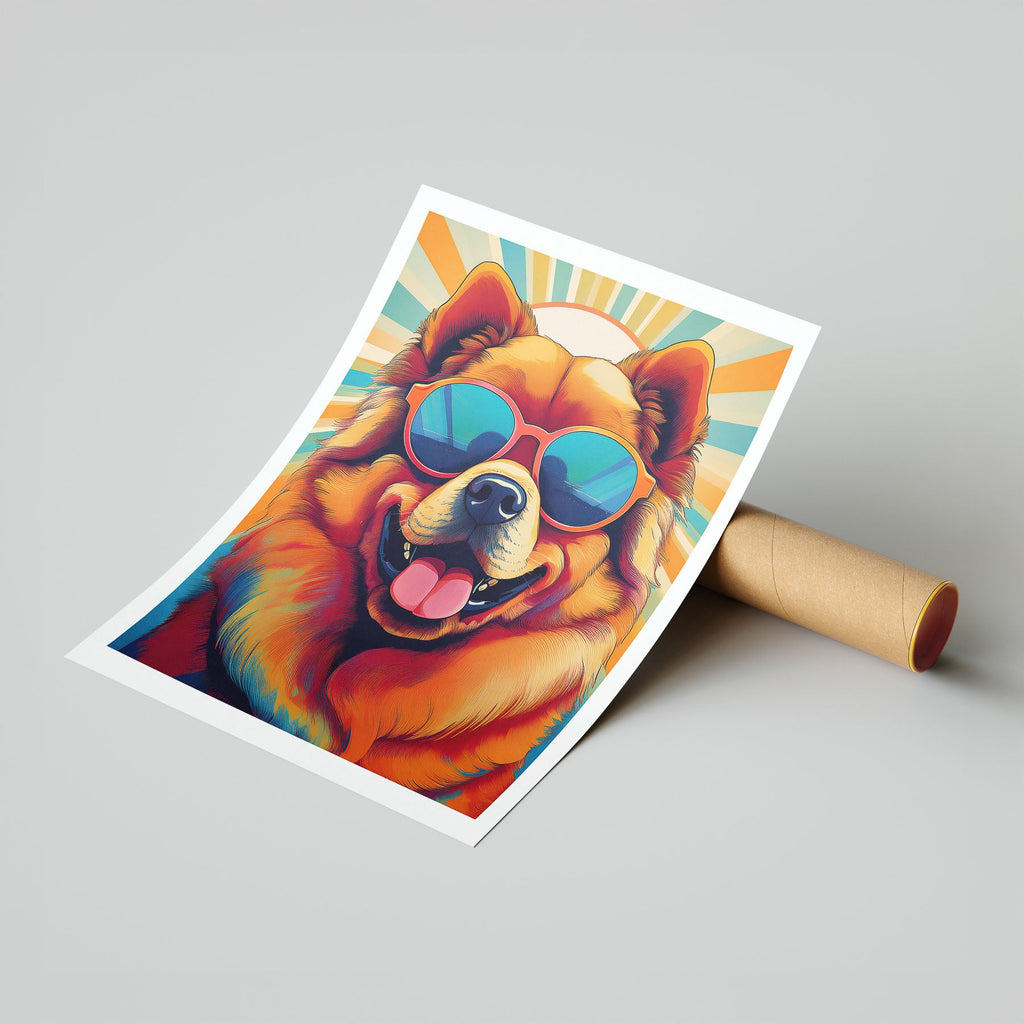 Chow Chow In Colourful Sunnies 1 image 7
