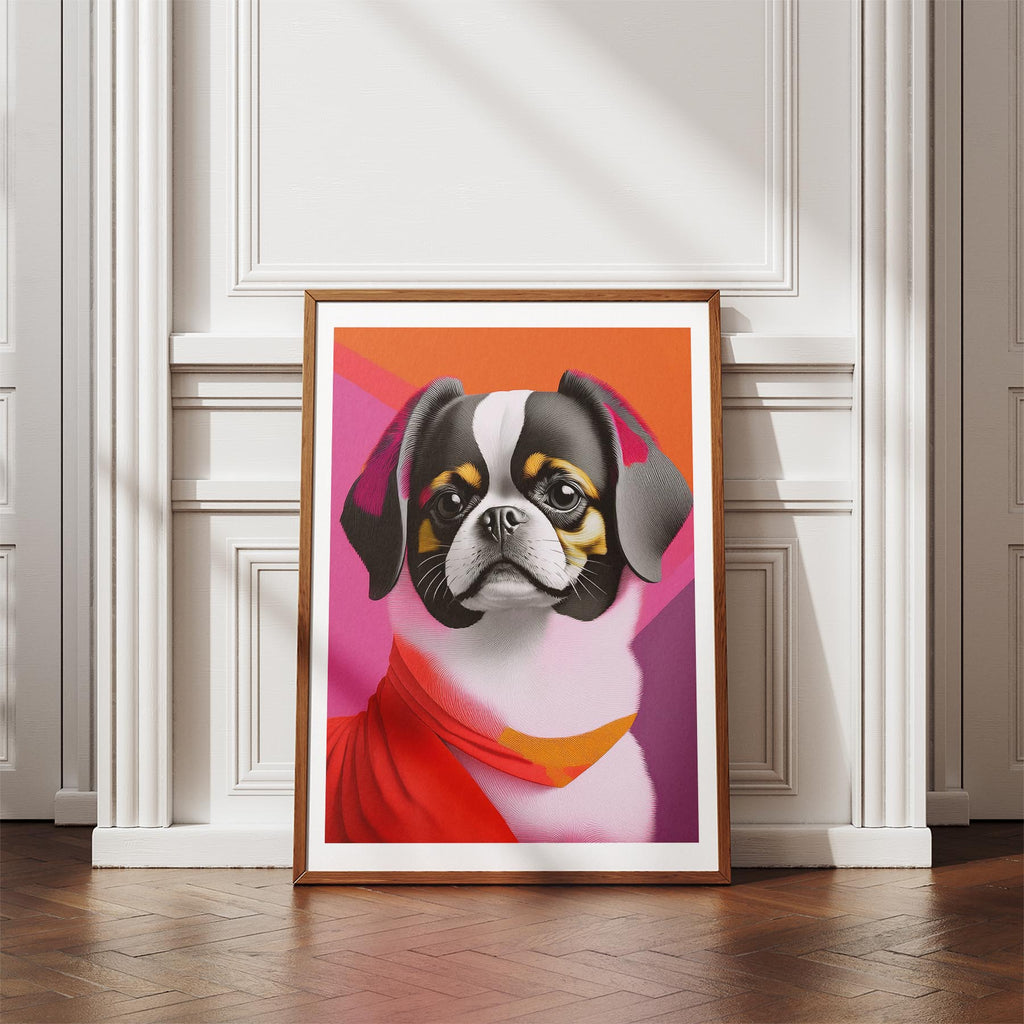 Japanese Chin Modern Pop Dog Series image 4