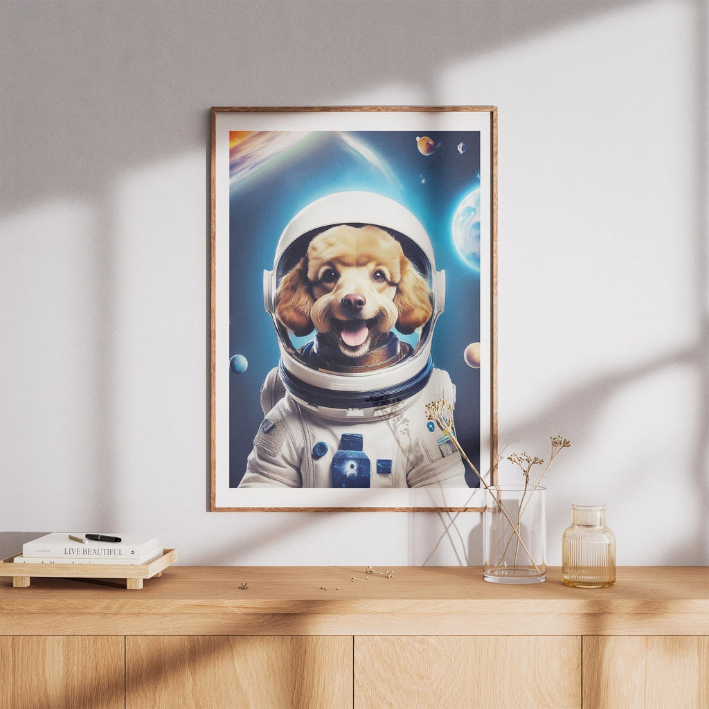 Poodle Astronaut Dog Series image 8