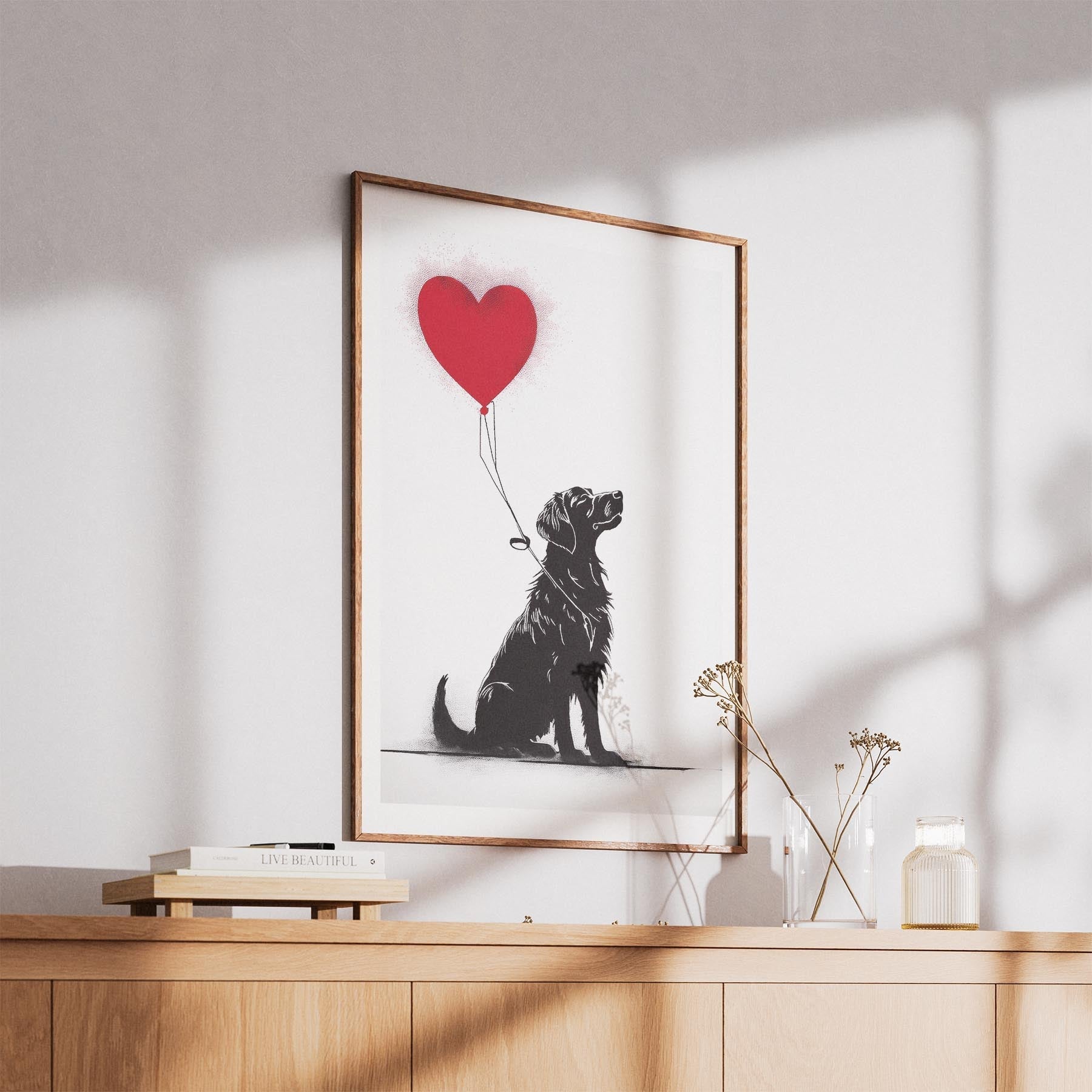 Golden Retriever DOGSY Series inspired by the Art of Banksy image 5