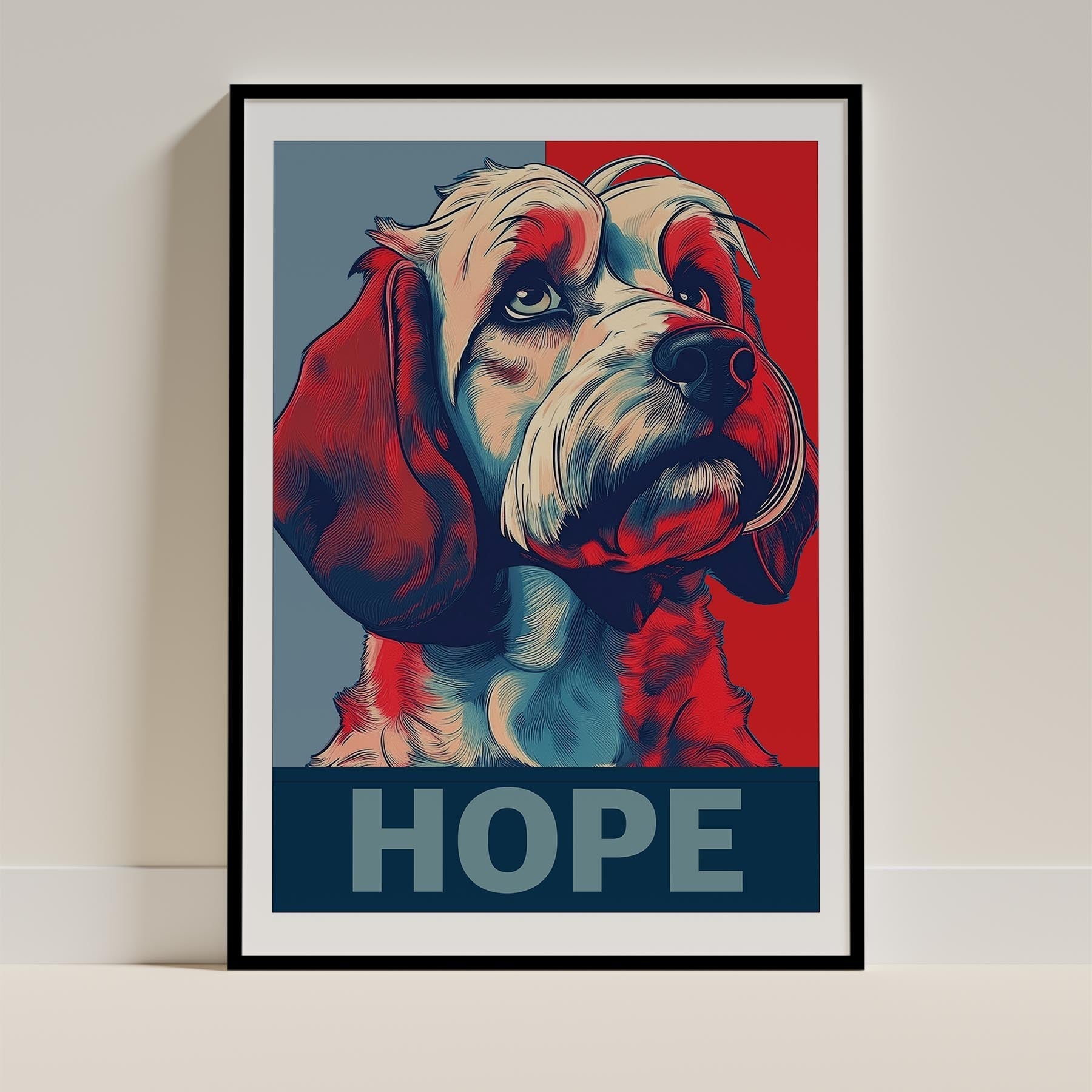 Cavoodle HOPE Series Inspired by the Obama Poster image 0