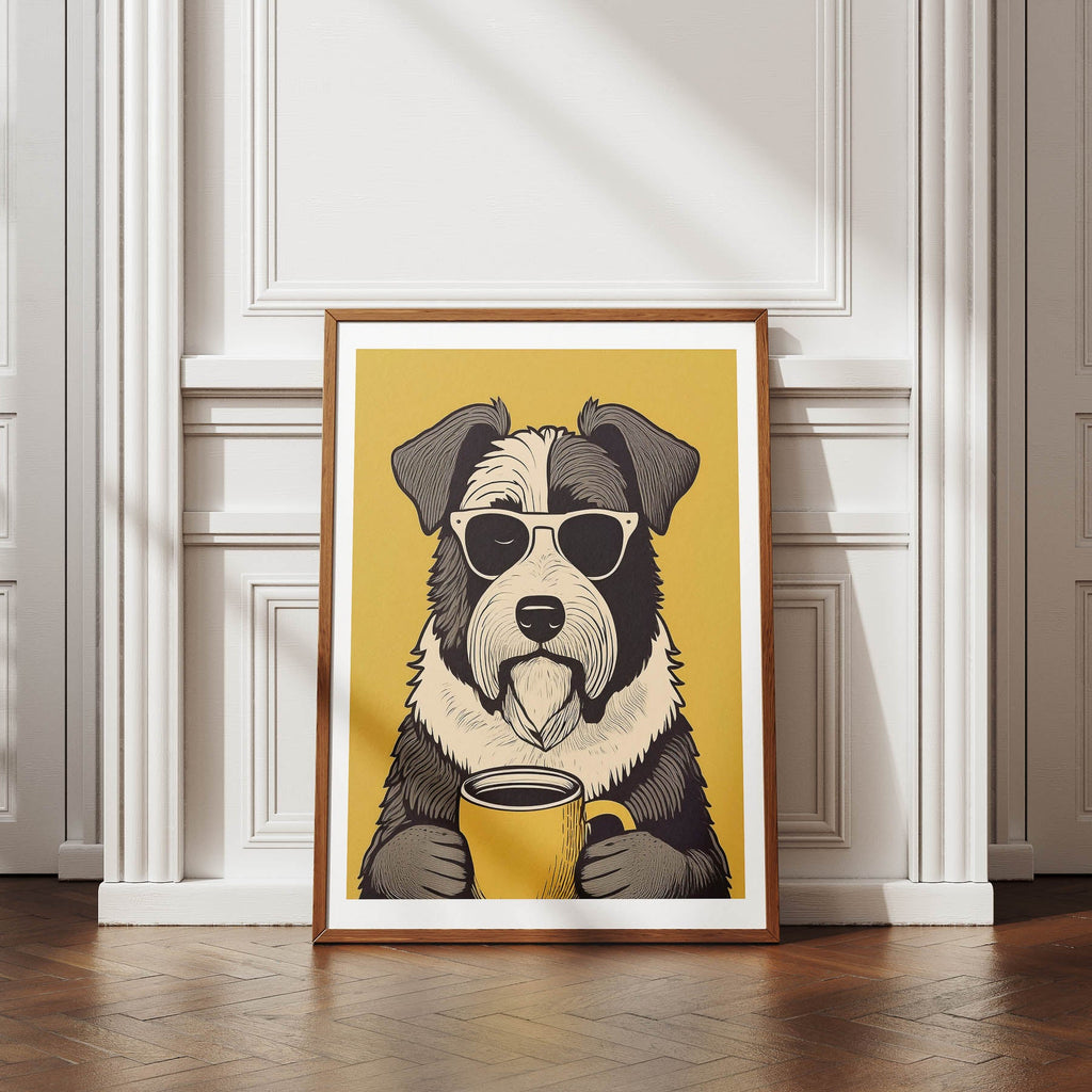 Old English Sheepdog Chillin Coffee Dog image 4