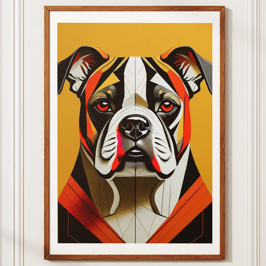 Bulldog Geometric Orange Series image 10