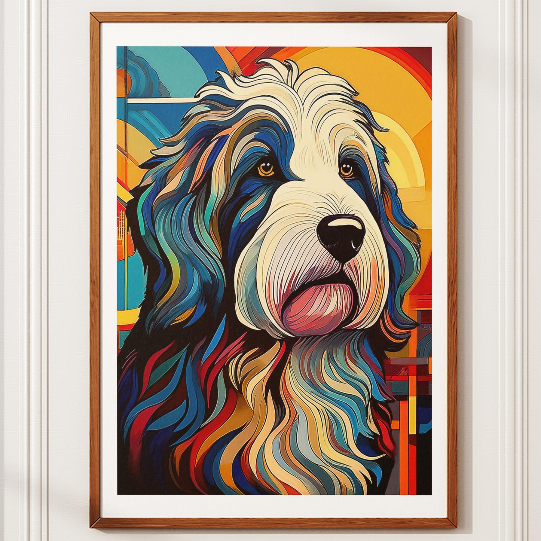 Old English Sheepdog Colour Graphics image 10