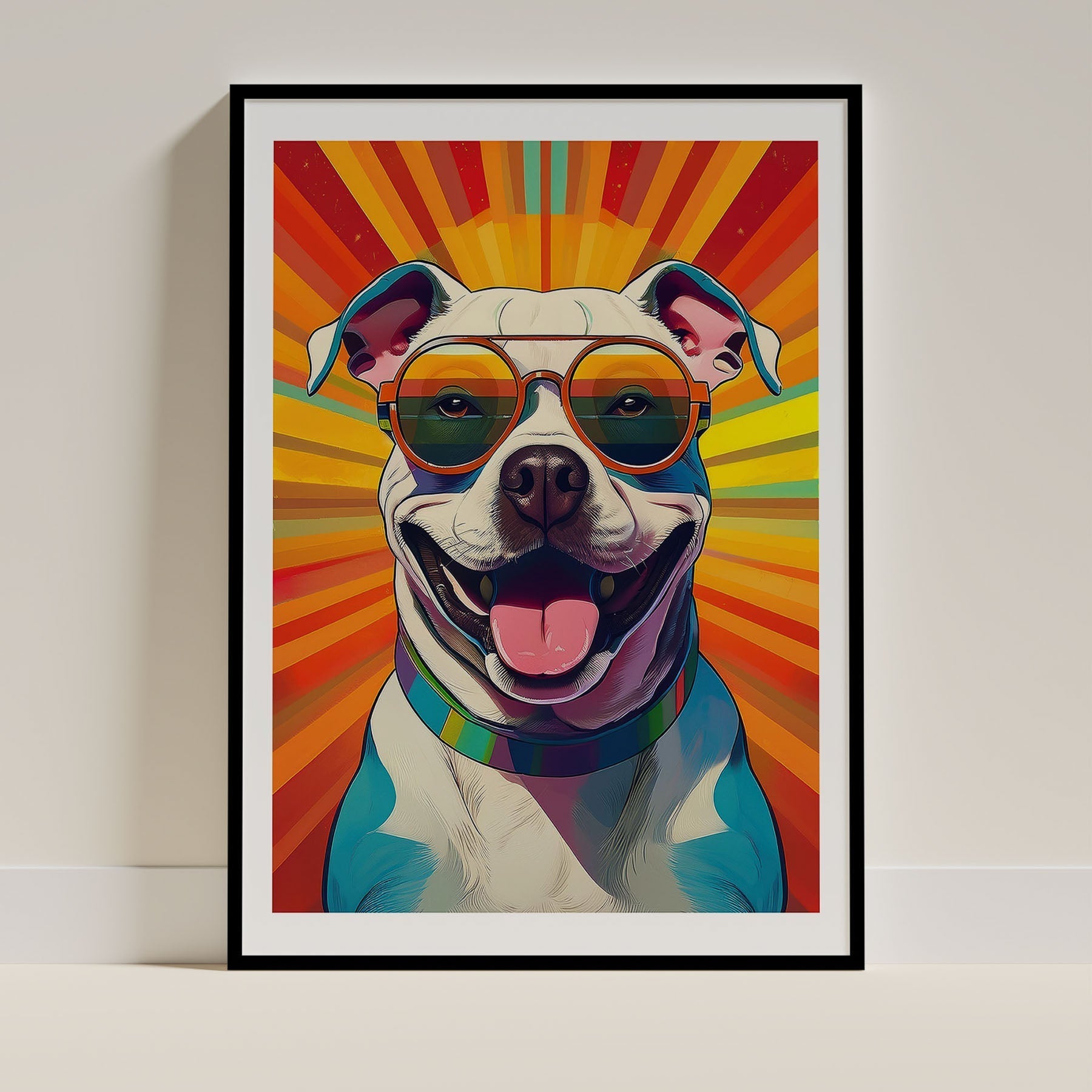 Staffordshire Bull Terrier Dog Art Print Unframed Vol 1 | 11 Unique Designs | Wall Art Gift for Dog Lovers - Image 10 | Do...