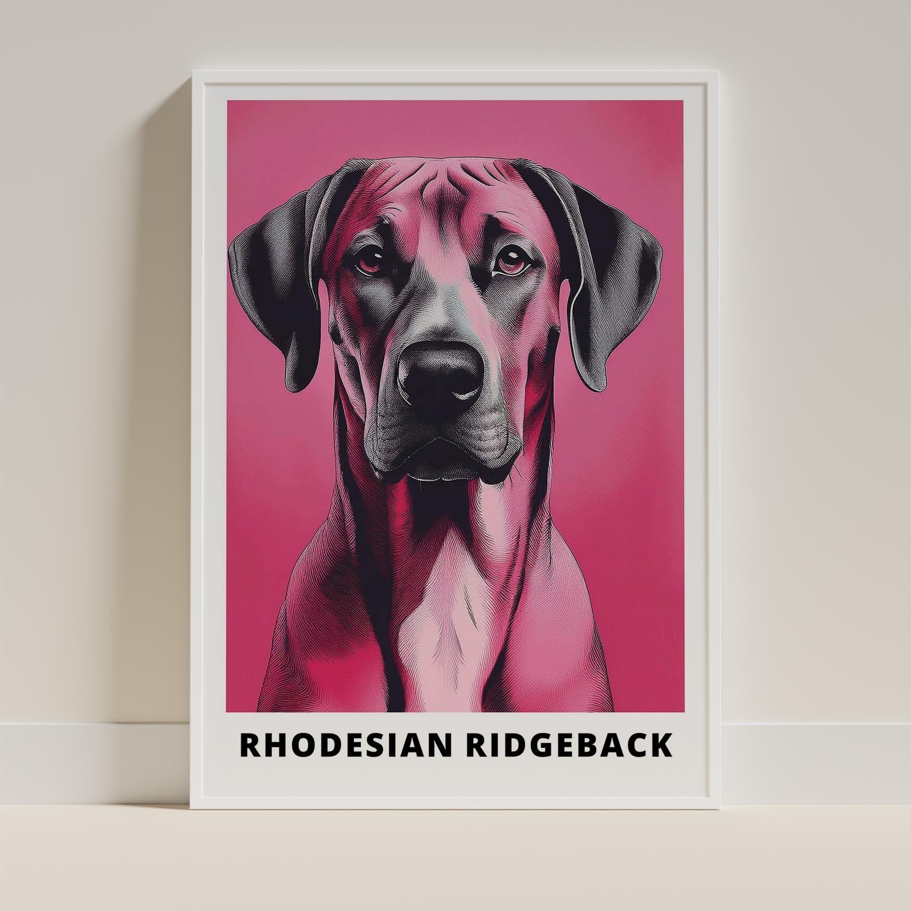 Rhoedesian Ridgeback Pink and Black Dog Series 1 image 9