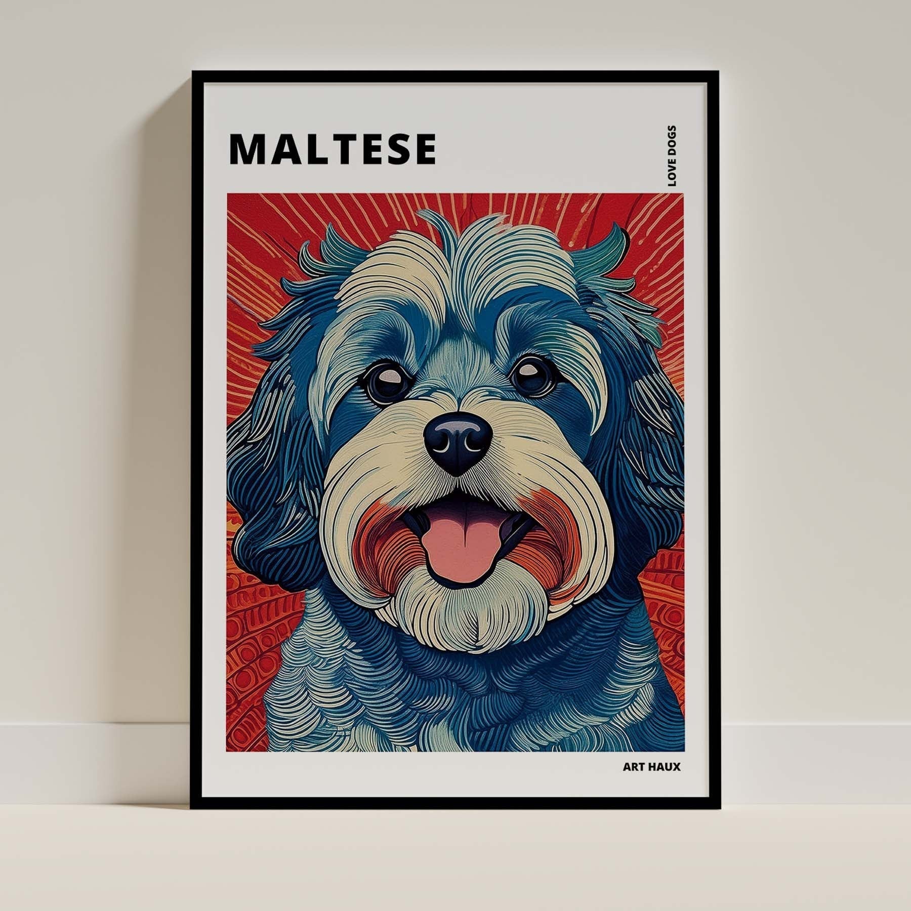 Maltese Dog Art Print Unframed Vol 1 | 11 Unique Designs | Wall Art Gift for Dog Lovers - Image 2 | Dogsy & Co