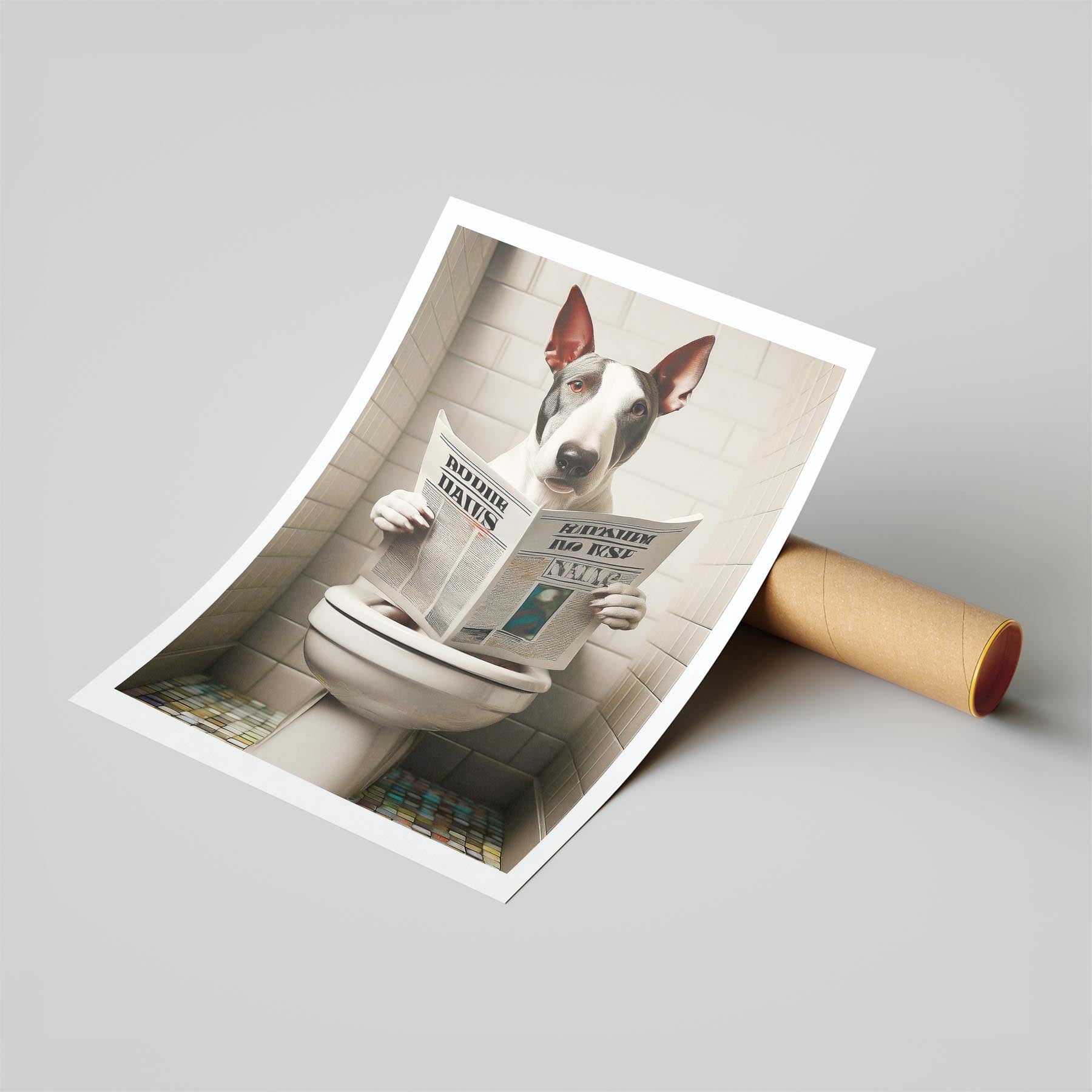 Bull Terrier Toilet Humour Dog Series 4 image 6