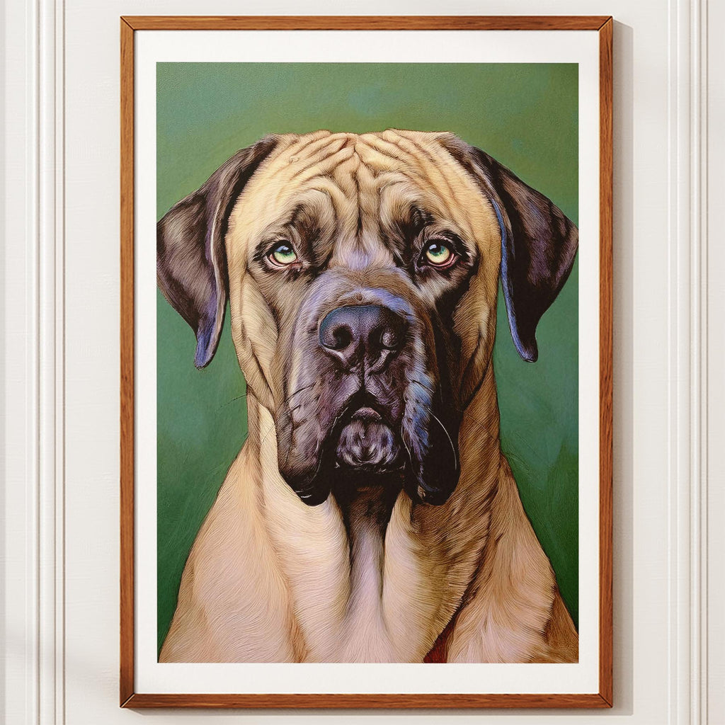 Neapolitan Mastiff Green Painted Series image 10