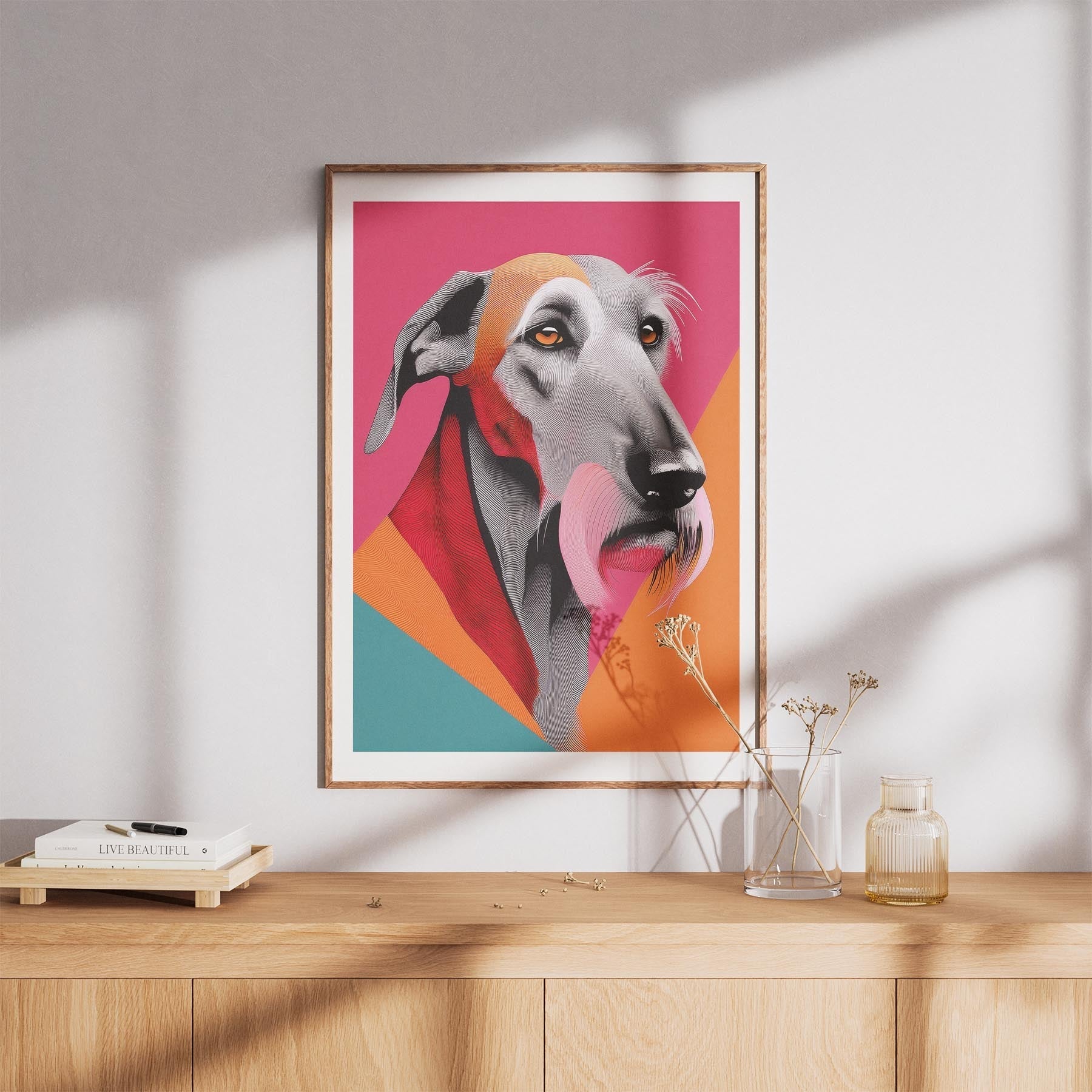 Irish Wolfhound Modern Pop Dog Series image 8