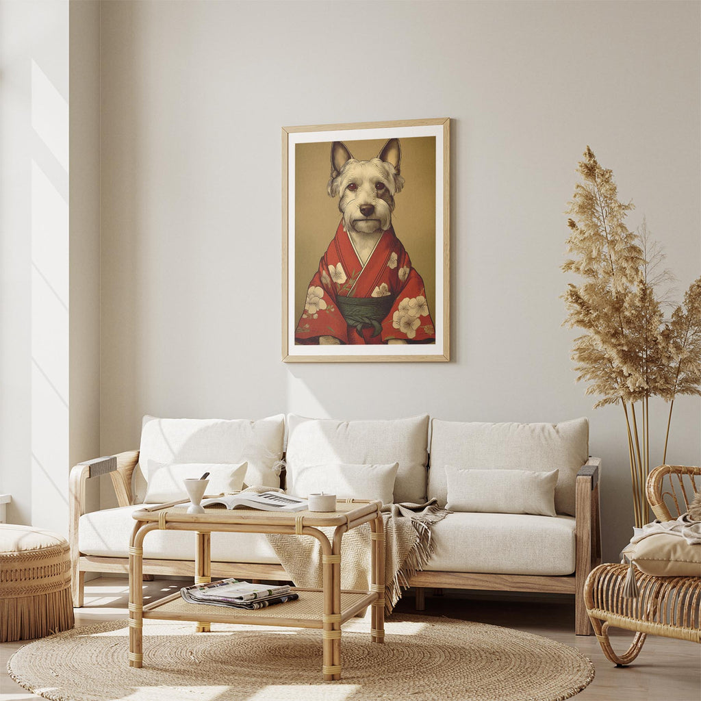 Scottish Terrier Japanse Kimono Dog Series image 2