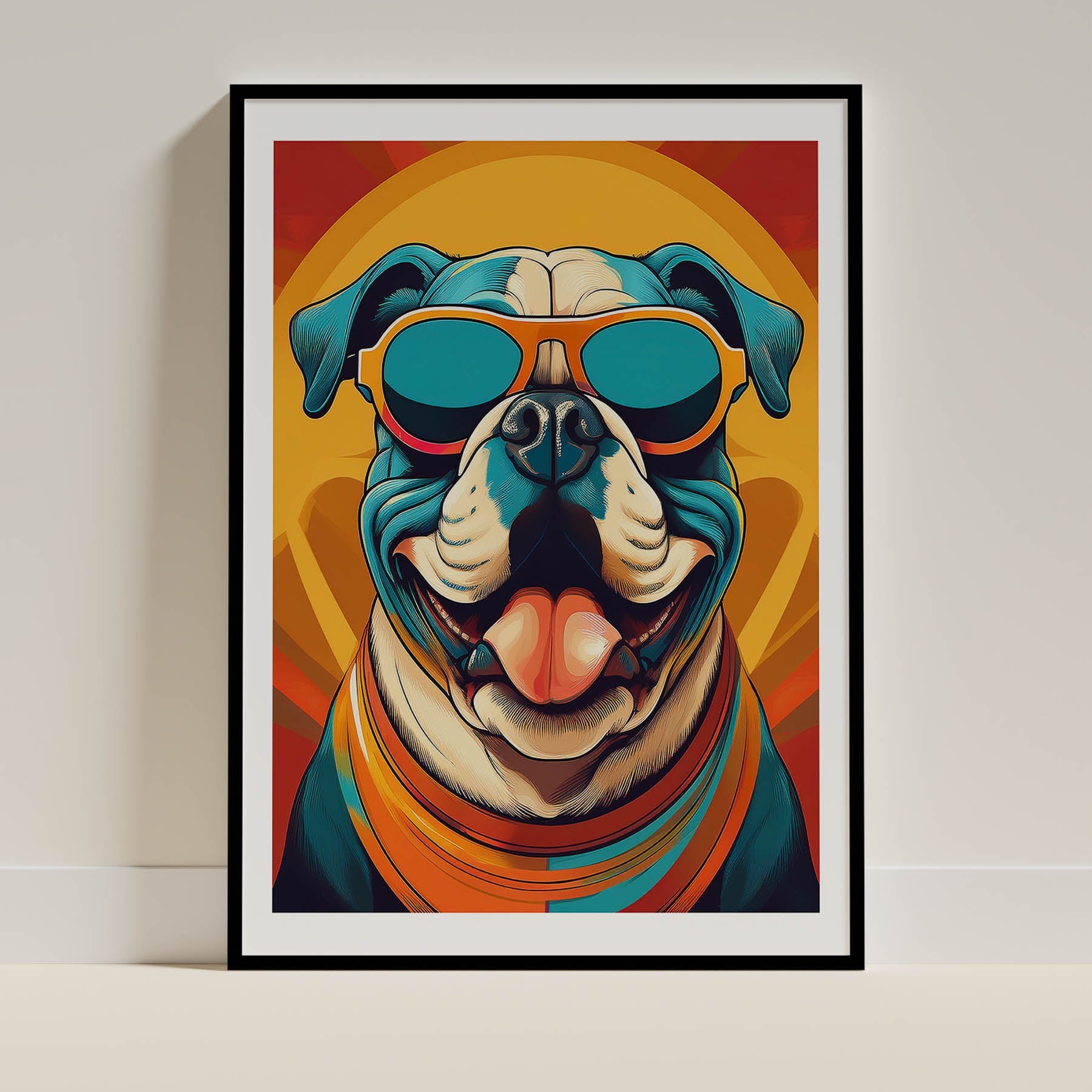 Dog In Colourful Sunnies 4 image 0