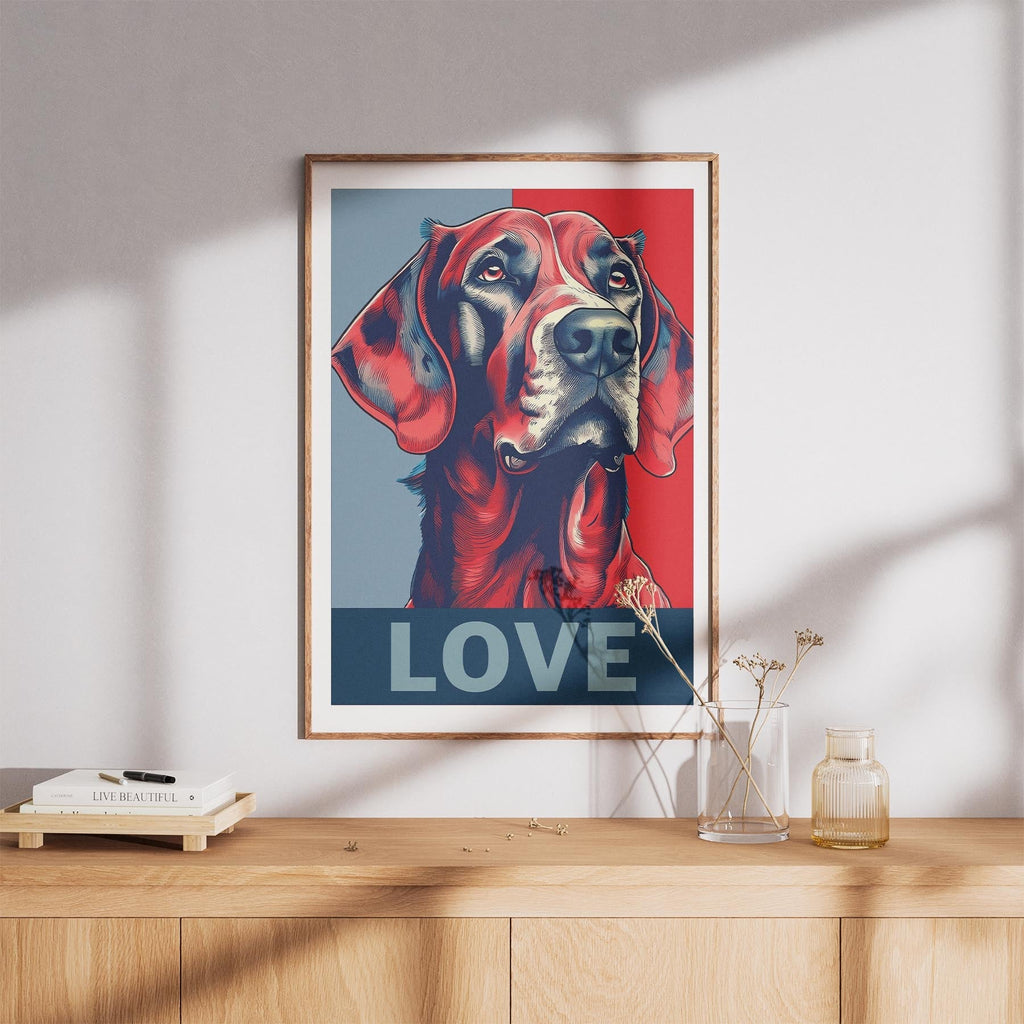 Gordon Setter LOVE Series Inspired by the Obama Poster image 8