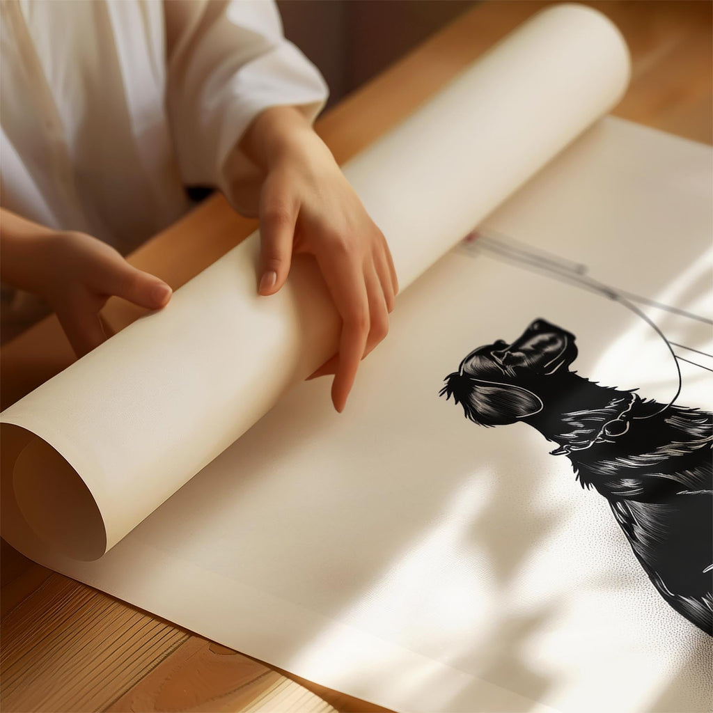 Maremma DOGSY Series inspired by the Art of Banksy with text Dogsy image 1