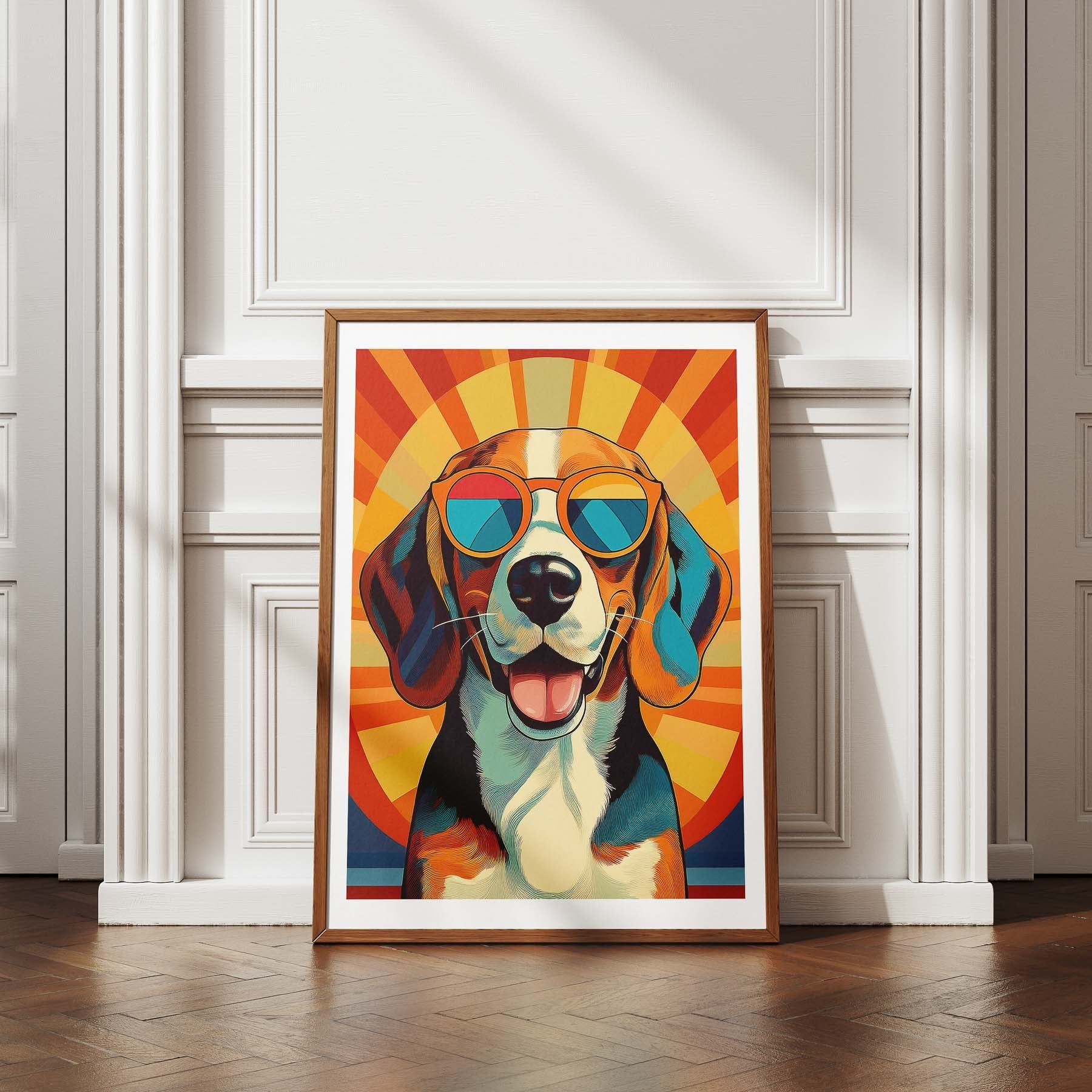 Beagle In Colourful Sunnies 1 image 4