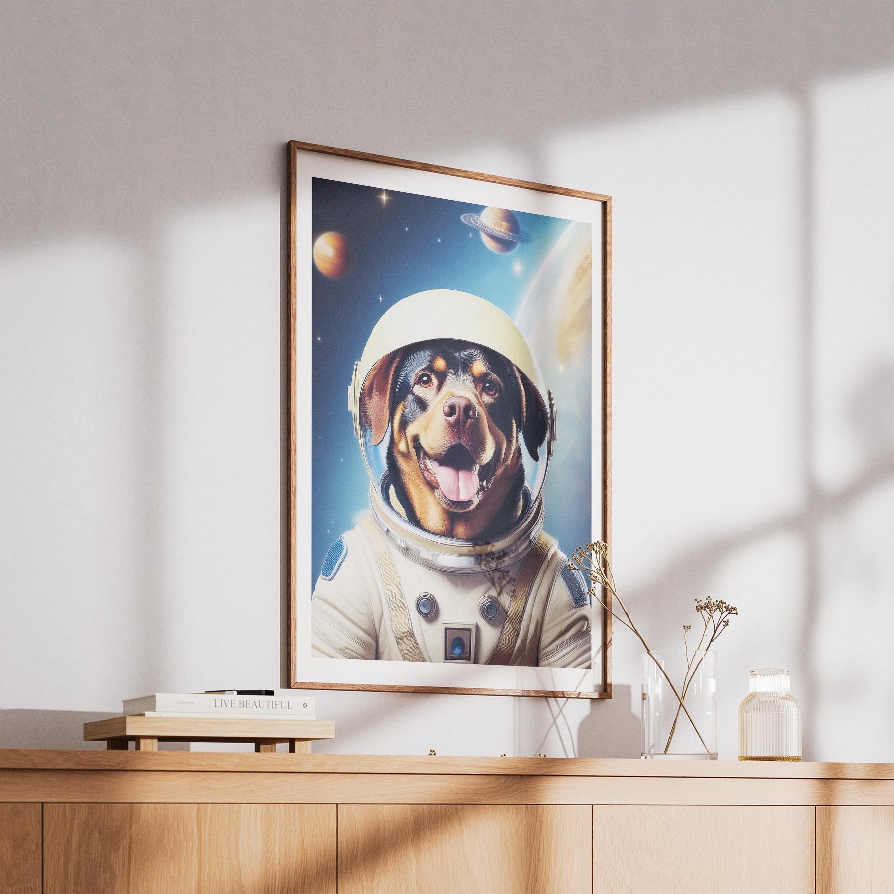 Rottweiler Astronaut Dog Series image 5