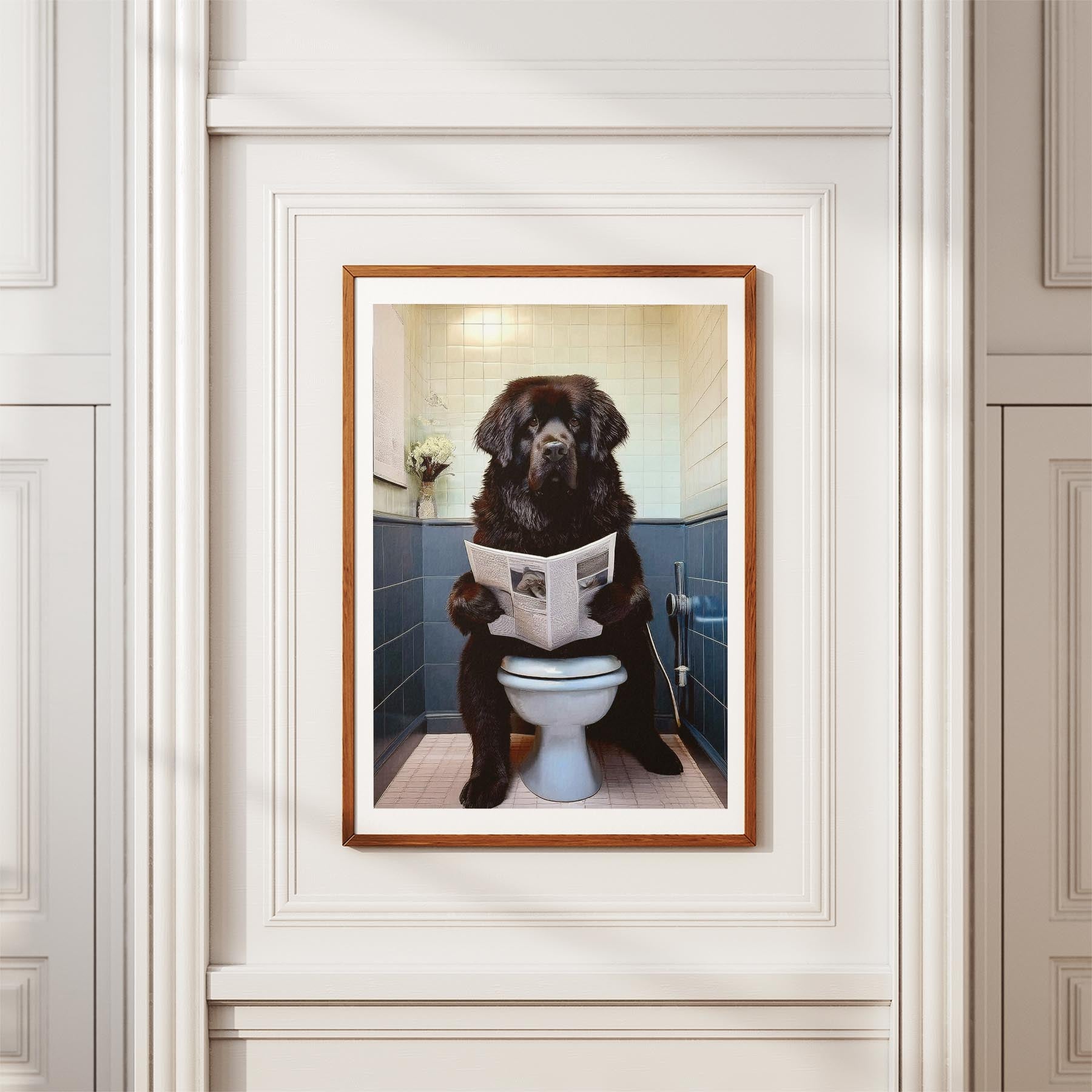 Newfoundland Toilet Humour Dog Series 1 image 3