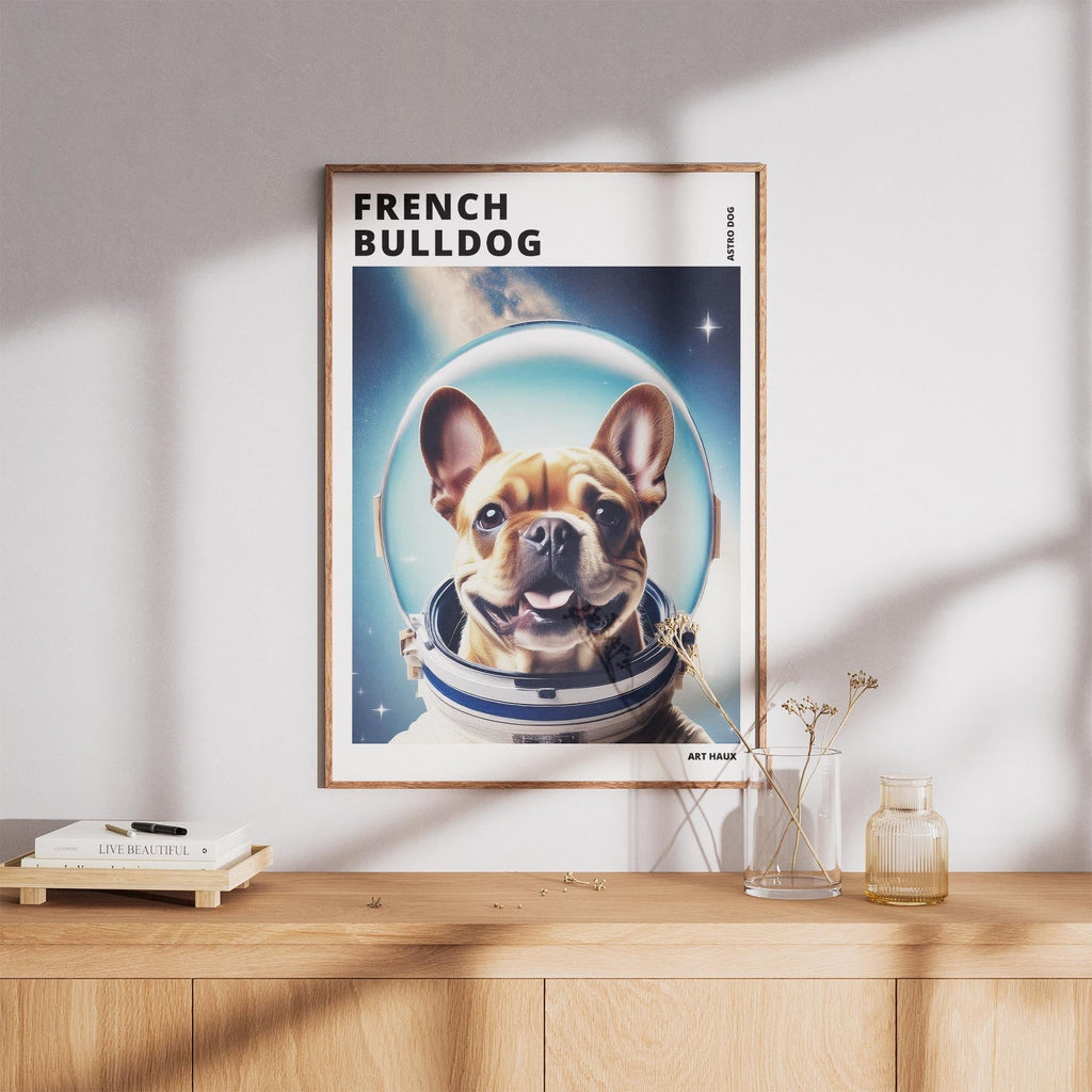 French Bulldog Astronaut Dog Series with Text Astro Dog image 8
