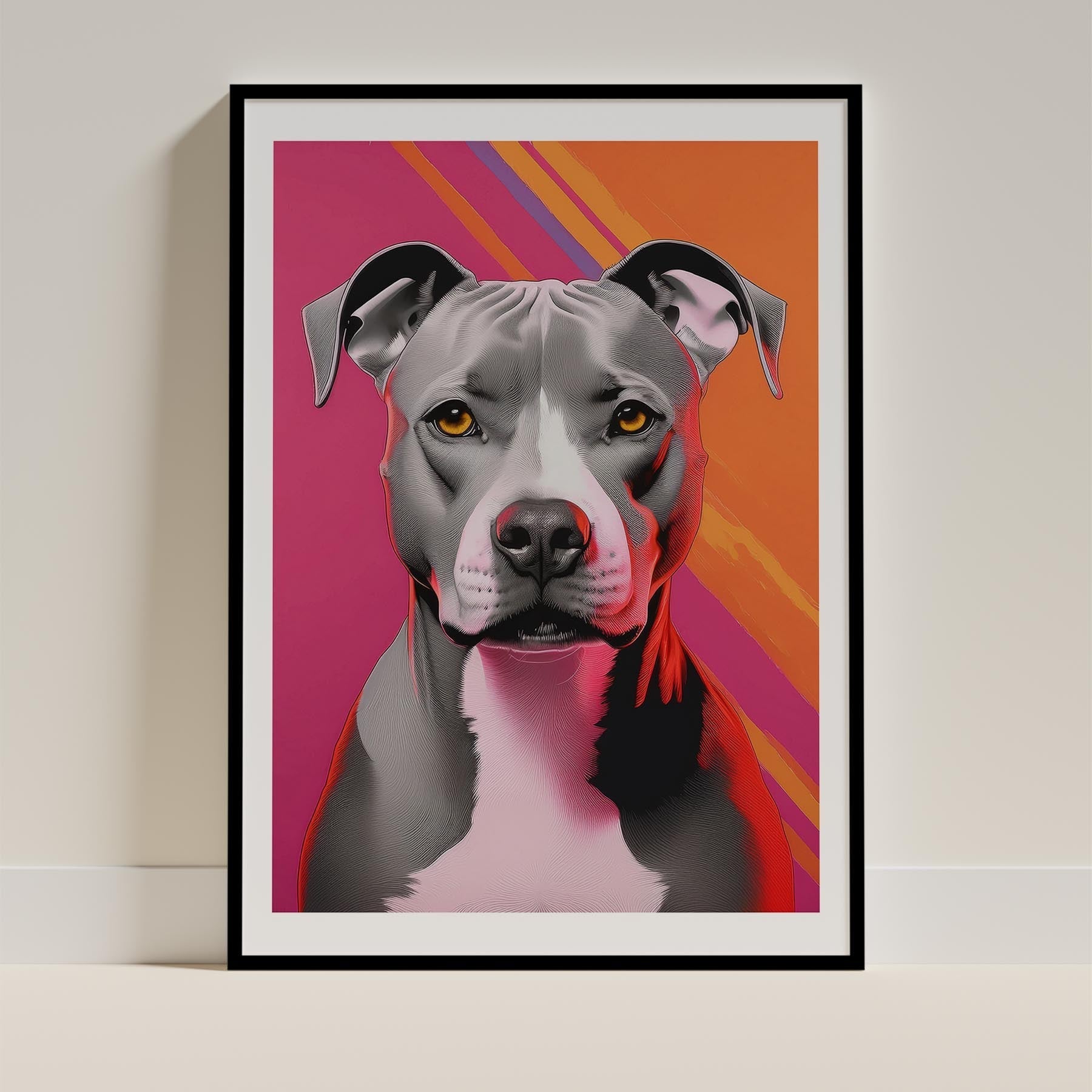 American Pitbull Terrier Modern Pop Dog Series image 0