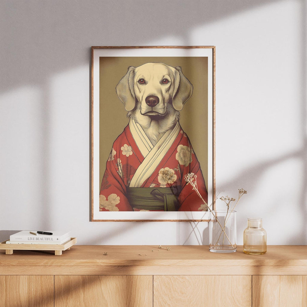 Golden Retriever Japanse Kimono Dog Series image 8